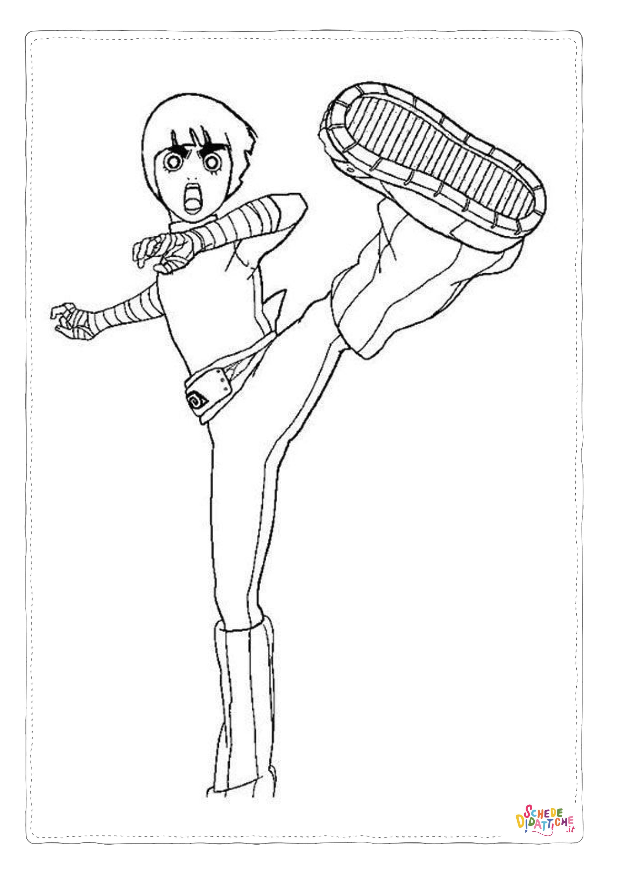 Disegno di Naruto da stampare e colorare