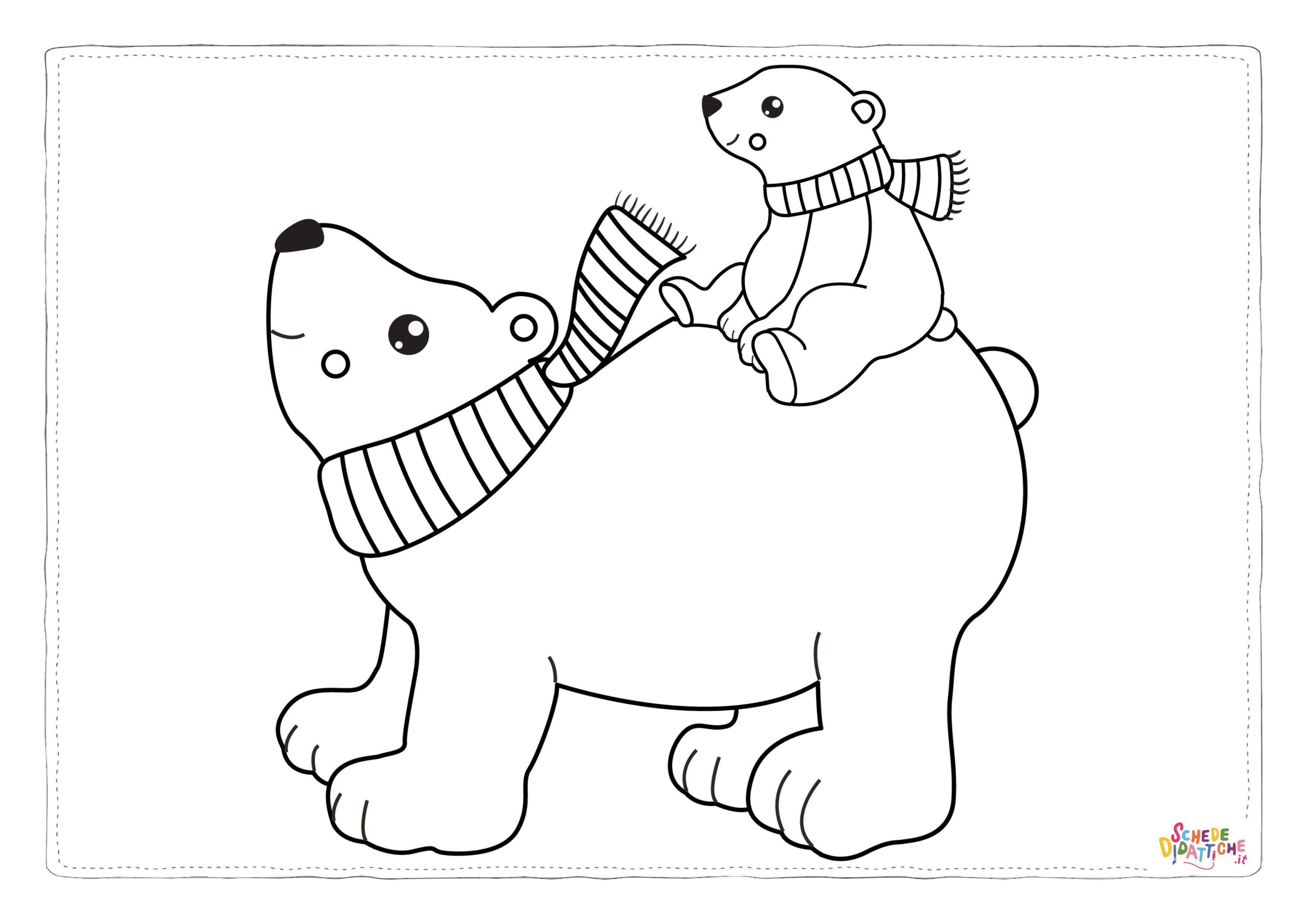 Disegno "POLAR-BEAR-STAMPS-03" POLAR-BEAR-STAMPS-03