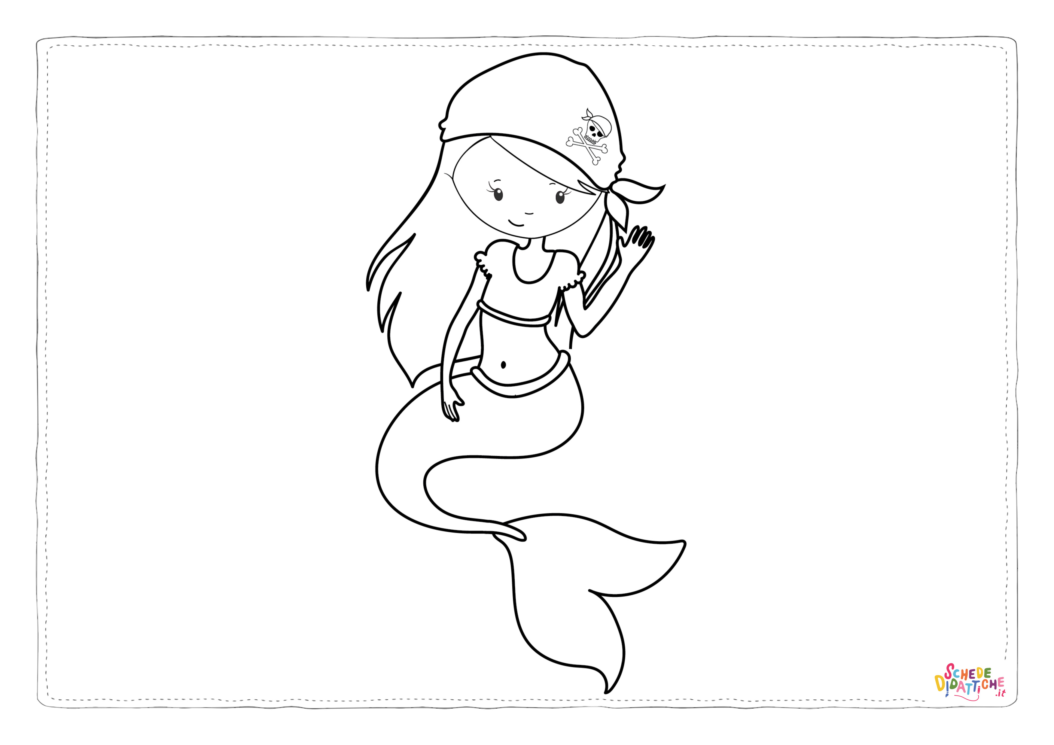 Disegno "PIRATE GIRL STAMPS-16" PIRATE GIRL STAMPS-16