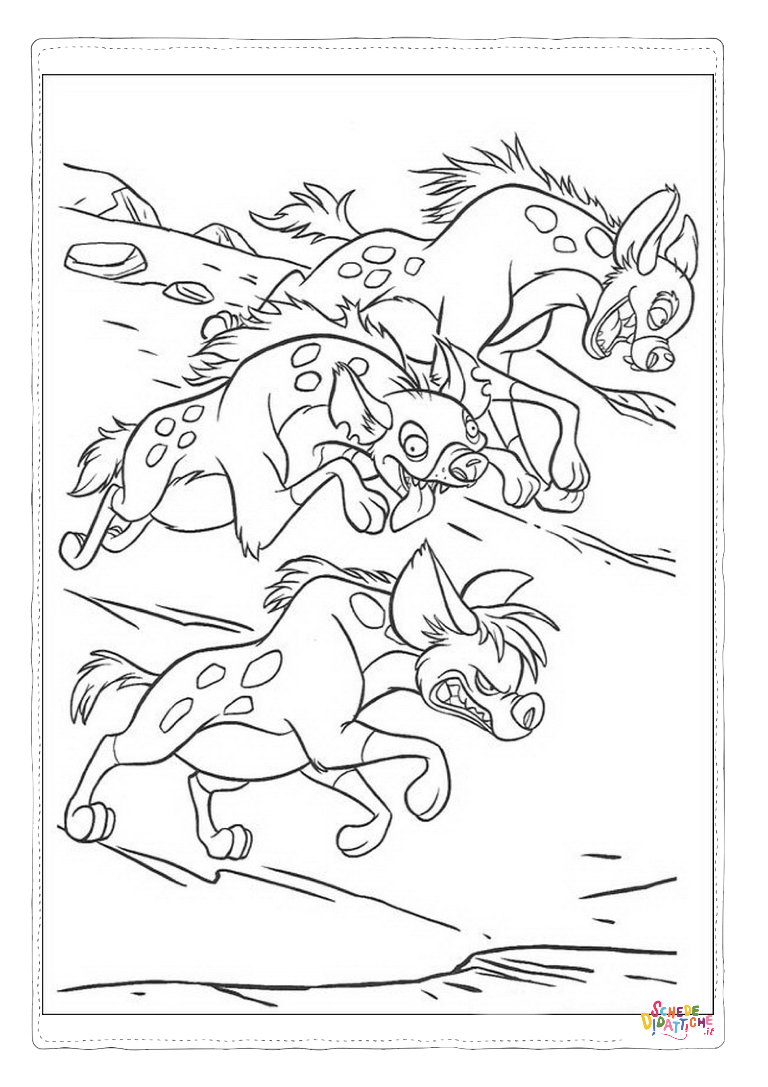 Disegno "Disegno di Re Leone da stampare e colorare 132" Disegno di Re Leone da stampare e colorare 132