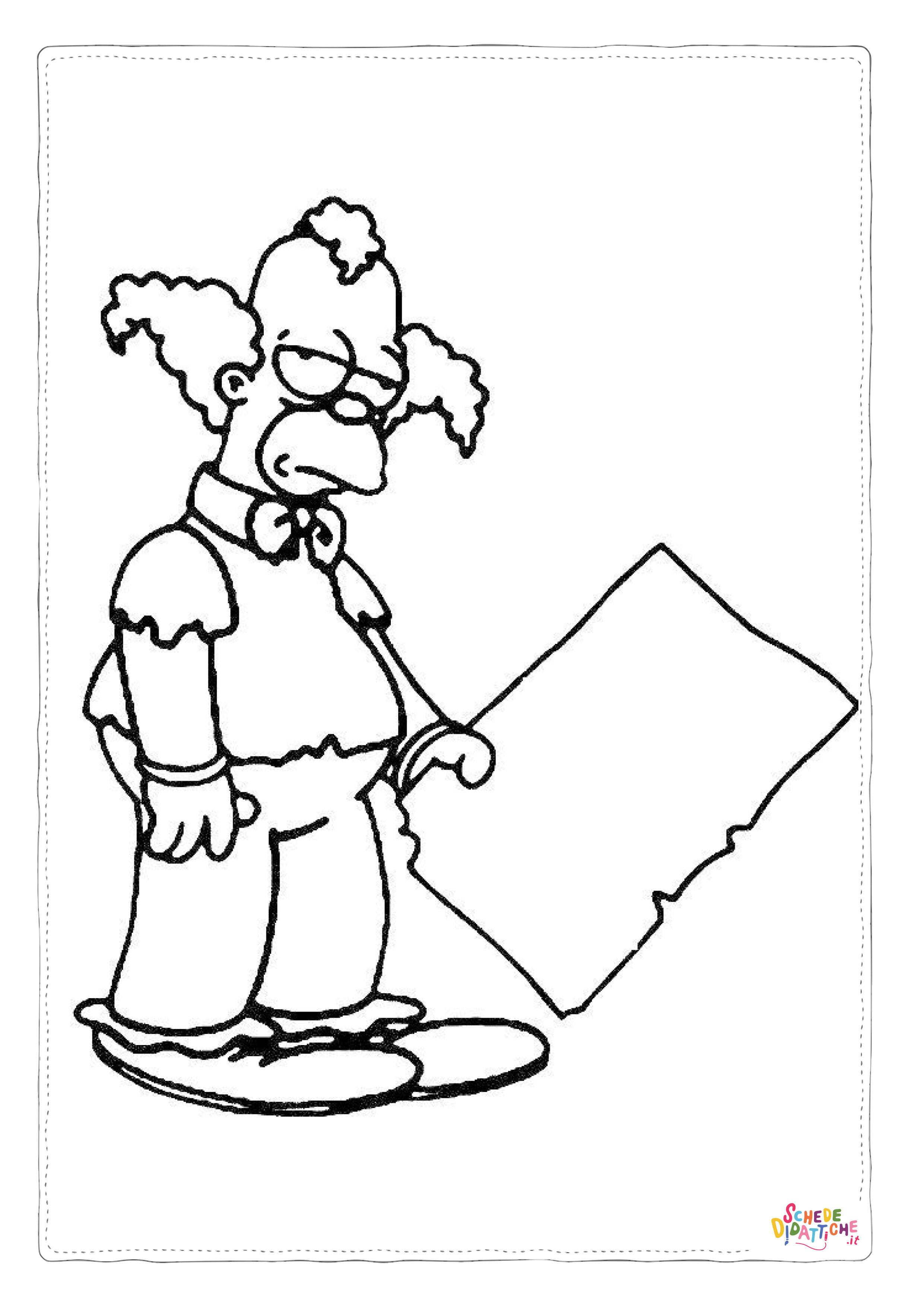 Disegno di I Simpson da stampare e colorare 67