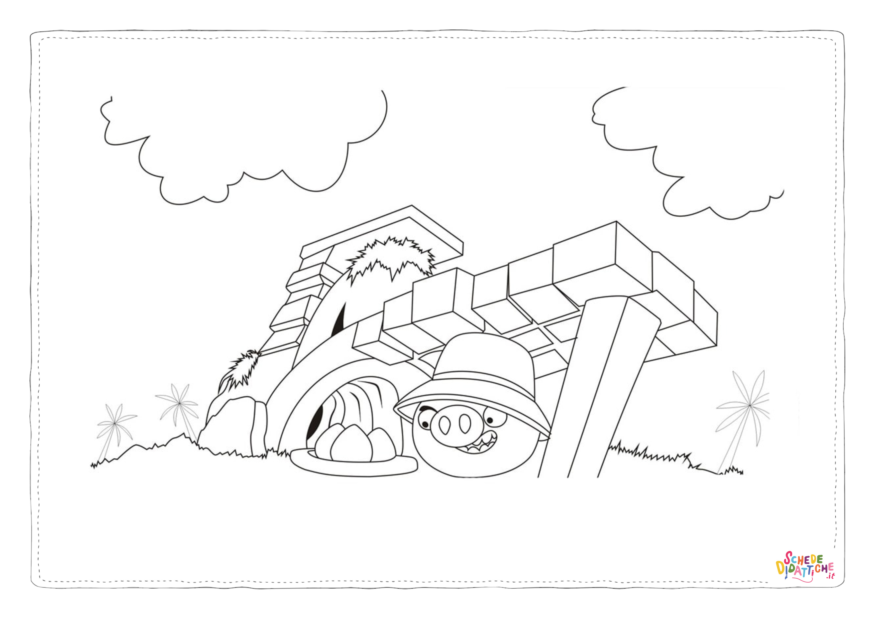 Disegno "Disegno di Angry birds da stampare e colorare 98" Disegno di Angry birds da stampare e colorare 98