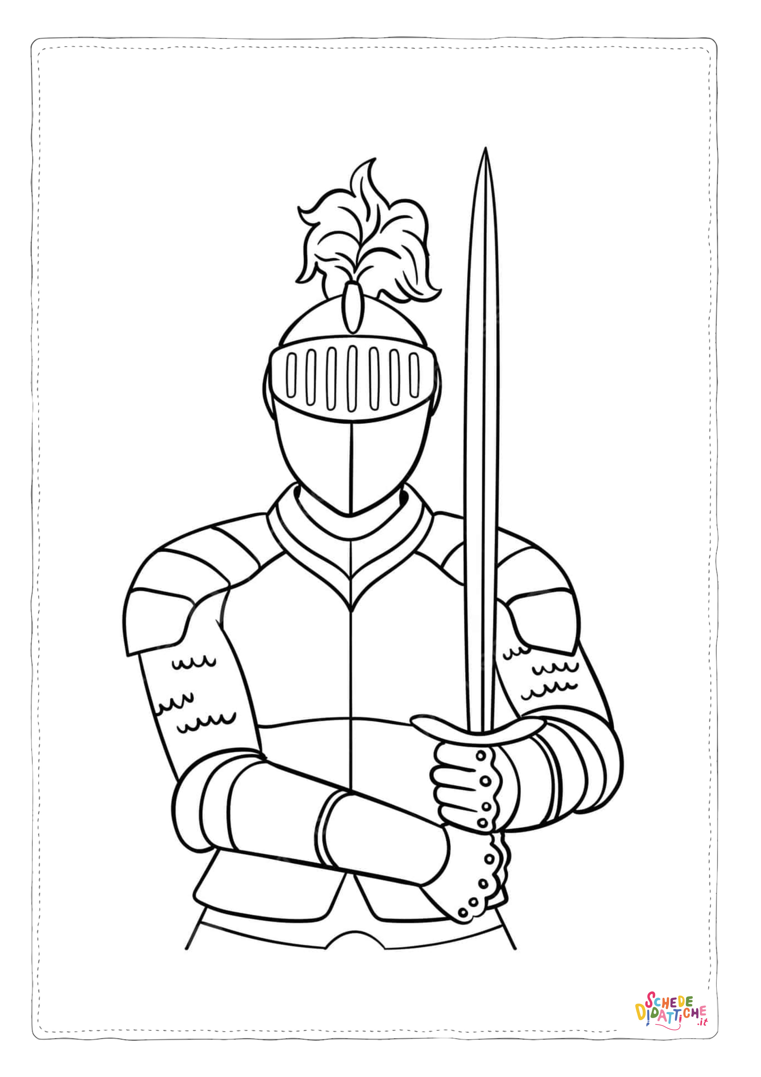 Disegno "Armature da colorare 8" Armature da colorare 8