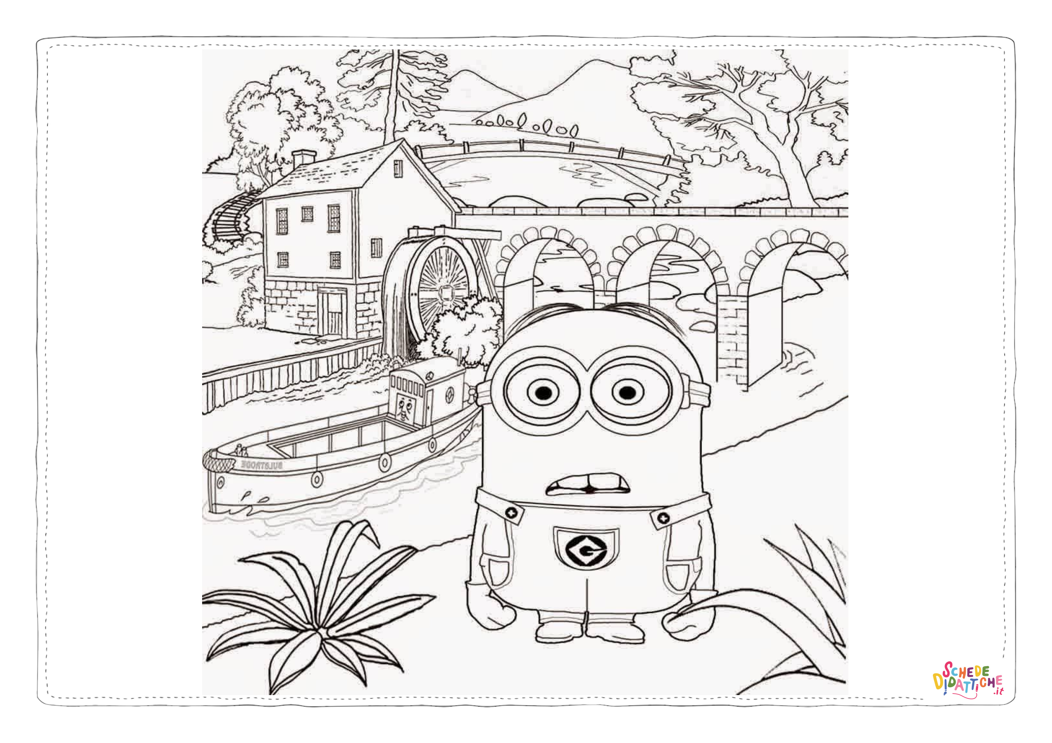 Disegno "Disegno di Cattivissimo me - Minions da stampare e colorare 78" Disegno di Cattivissimo me - Minions da stampare e colorare 78