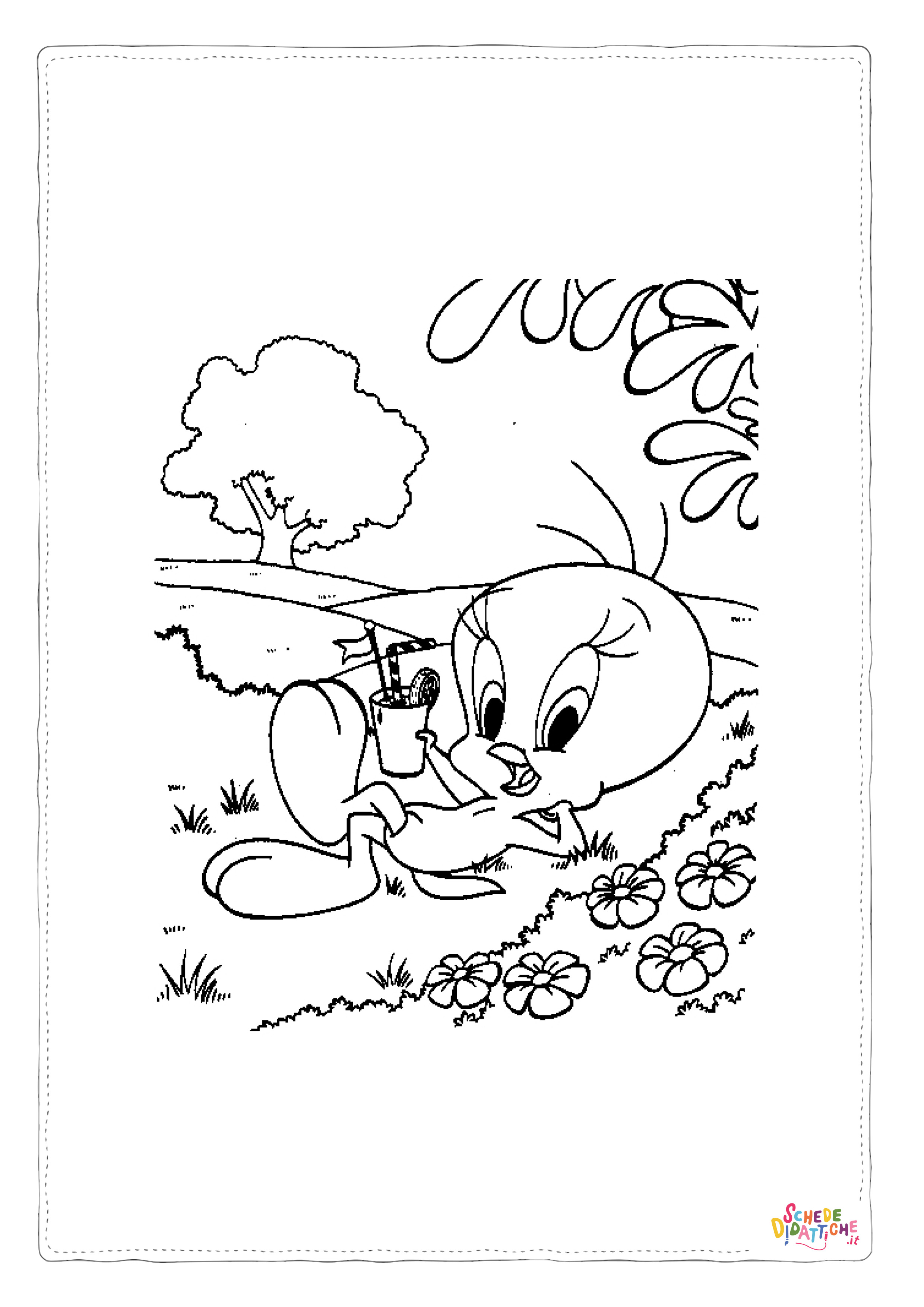 Disegno "Disegno di Titty da stampare e colorare 4" Disegno di Titty da stampare e colorare 4