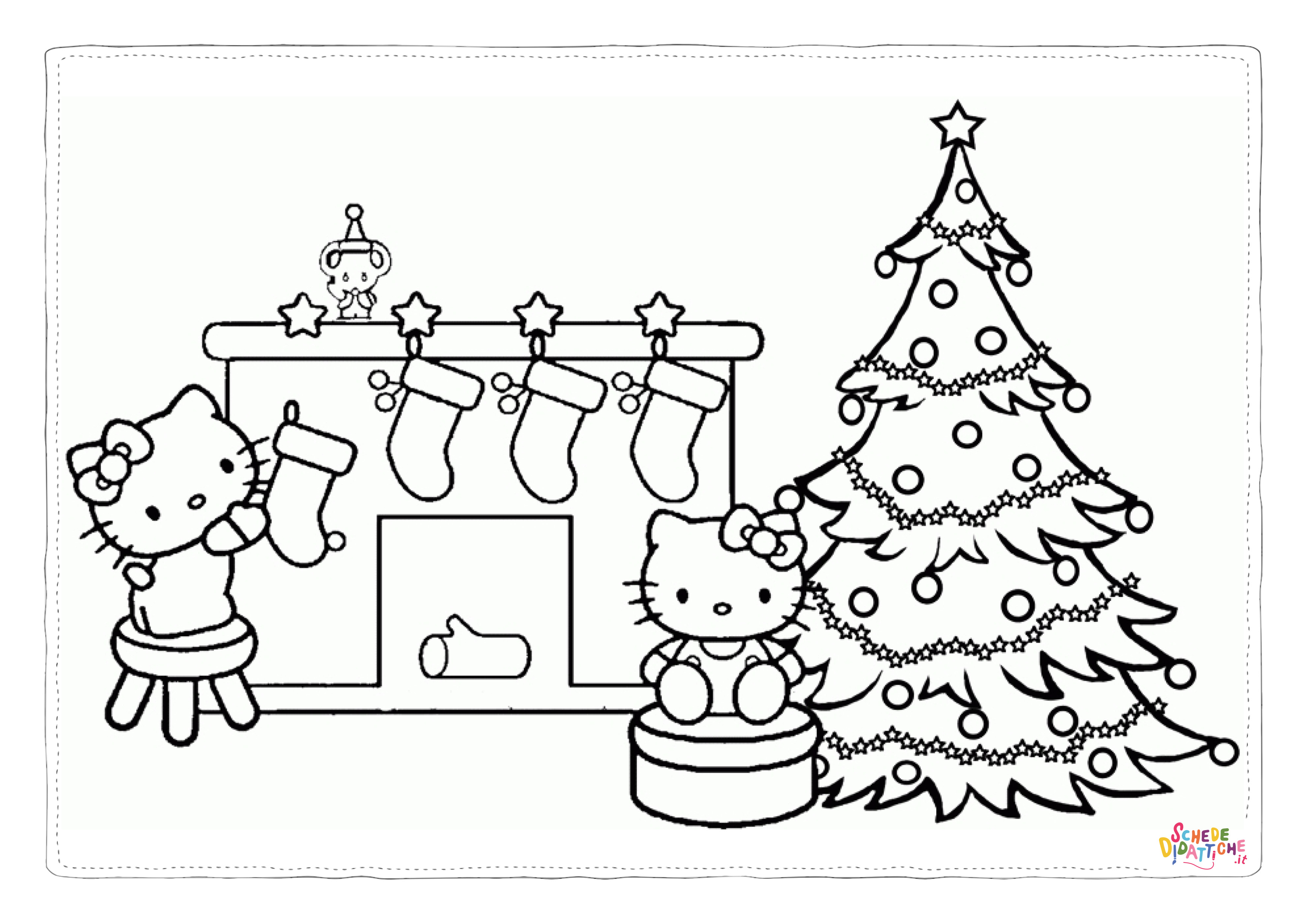 Disegno "Disegno di Hello Kitty da stampare e colorare 95" Disegno di Hello Kitty da stampare e colorare 95