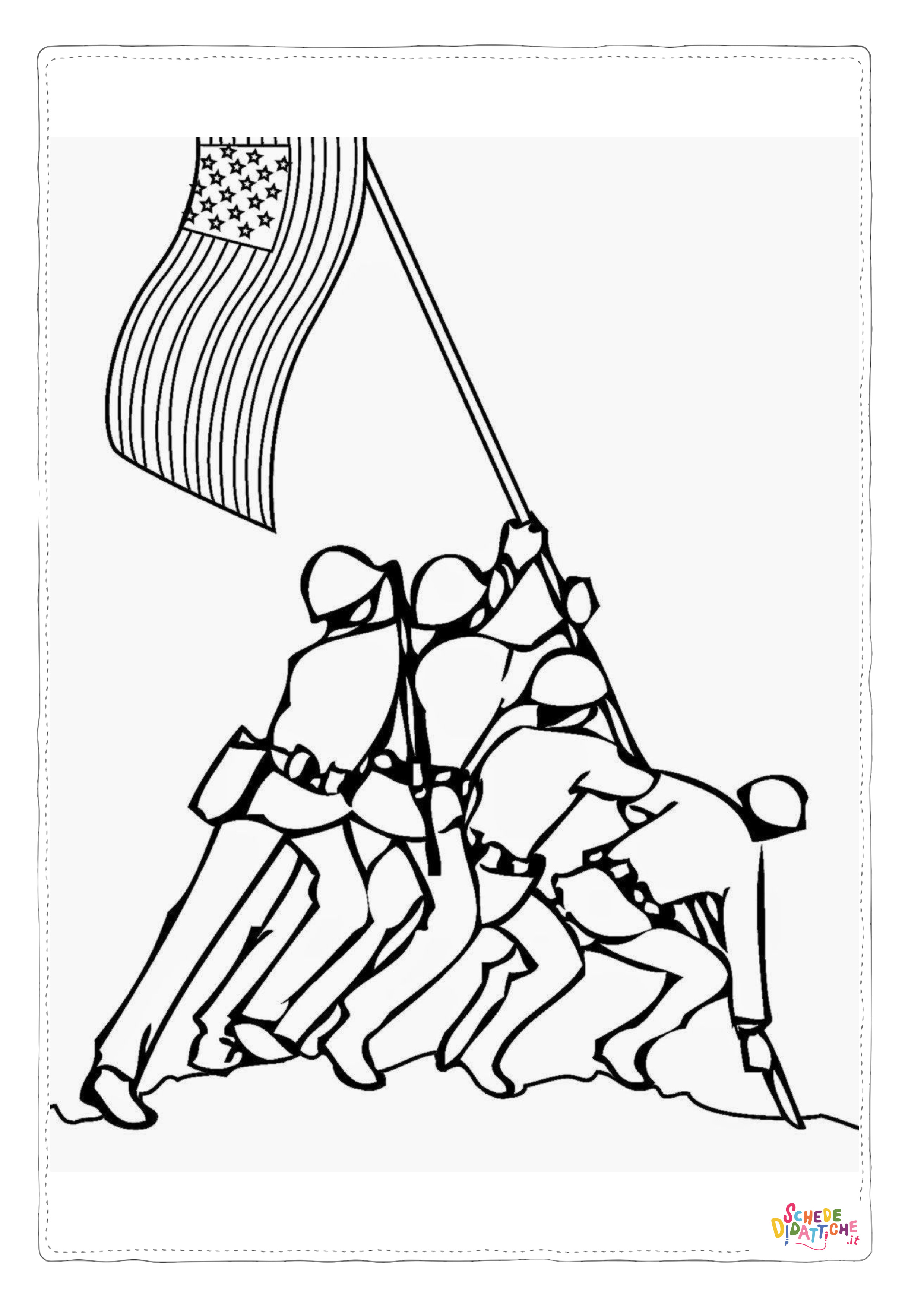 Disegno di soldato da stampare e colorare 52