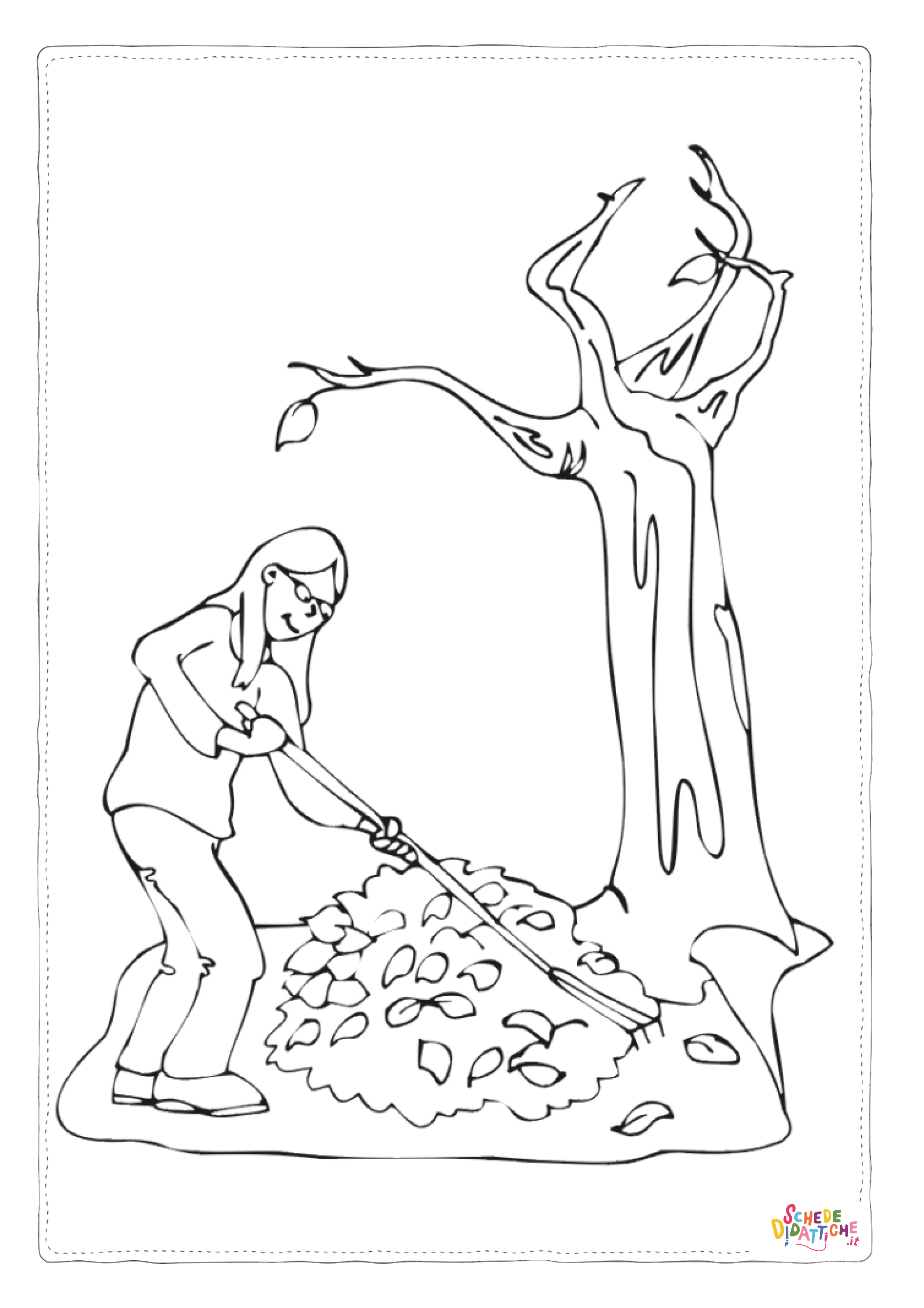 Disegno di giardiniere da stampare e colorare 4