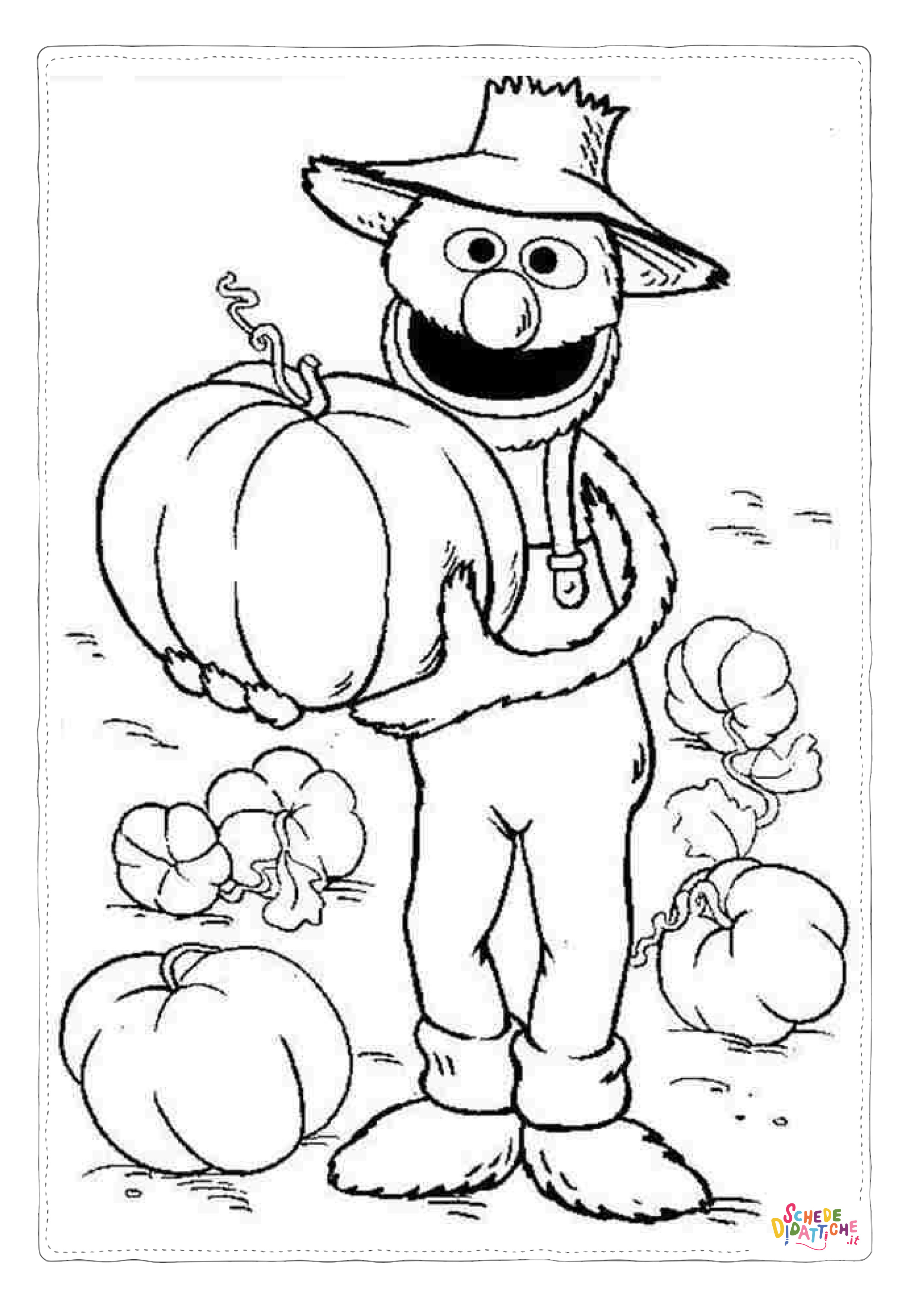 Disegno "Disegno di zucca di Halloween da stampare e colorare 62" Disegno di zucca di Halloween da stampare e colorare 62