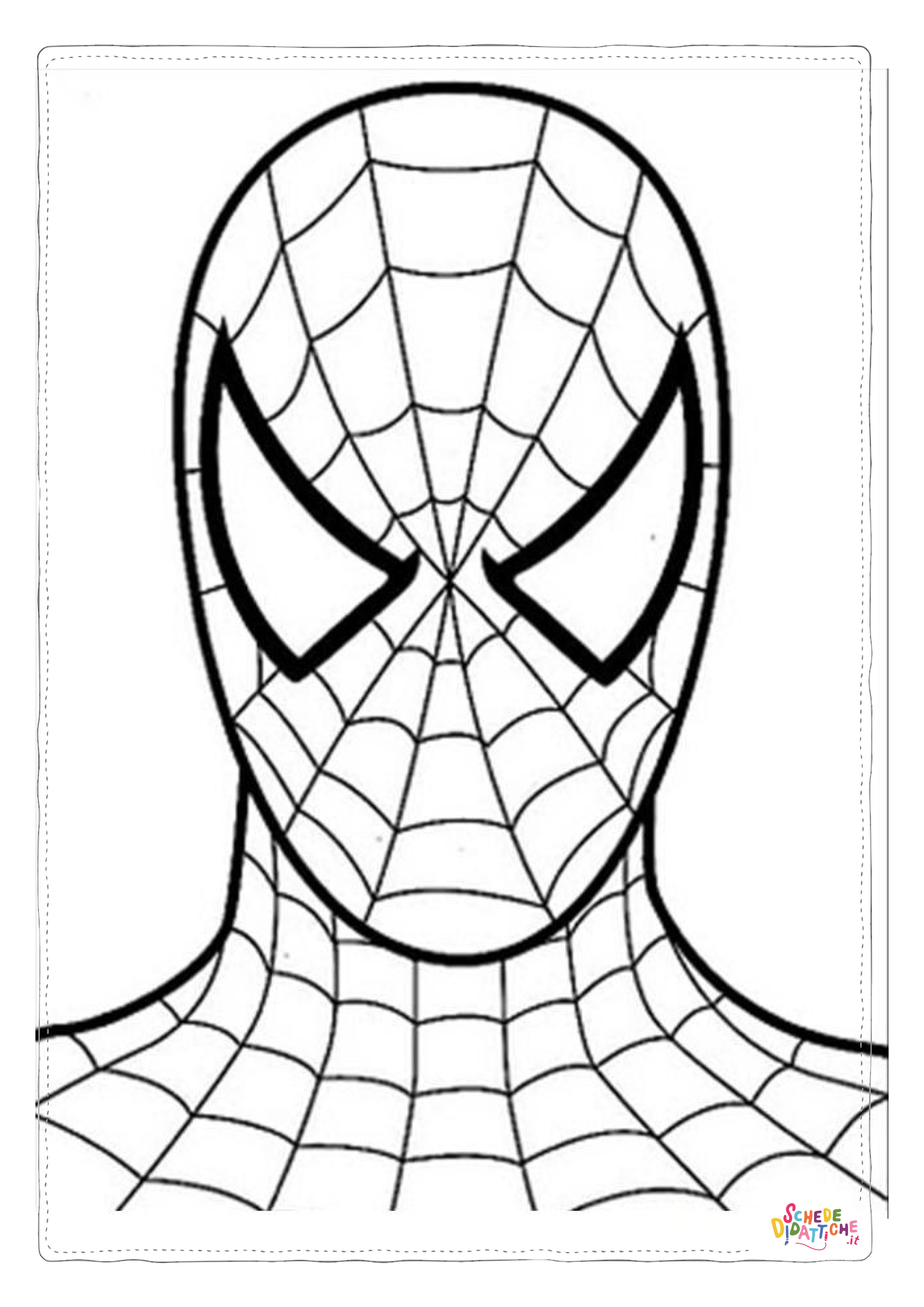 Disegno di Spiderman da stampare e colorare 108