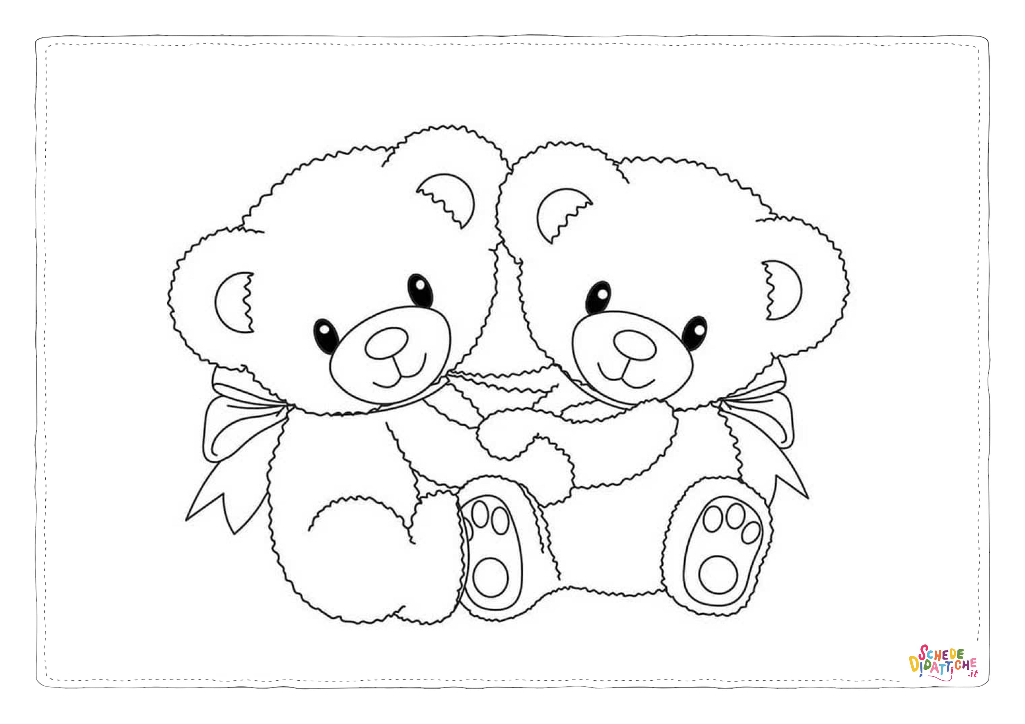Disegno "Disegno di San Valentino da stampare e colorare 54" Disegno di San Valentino da stampare e colorare 54