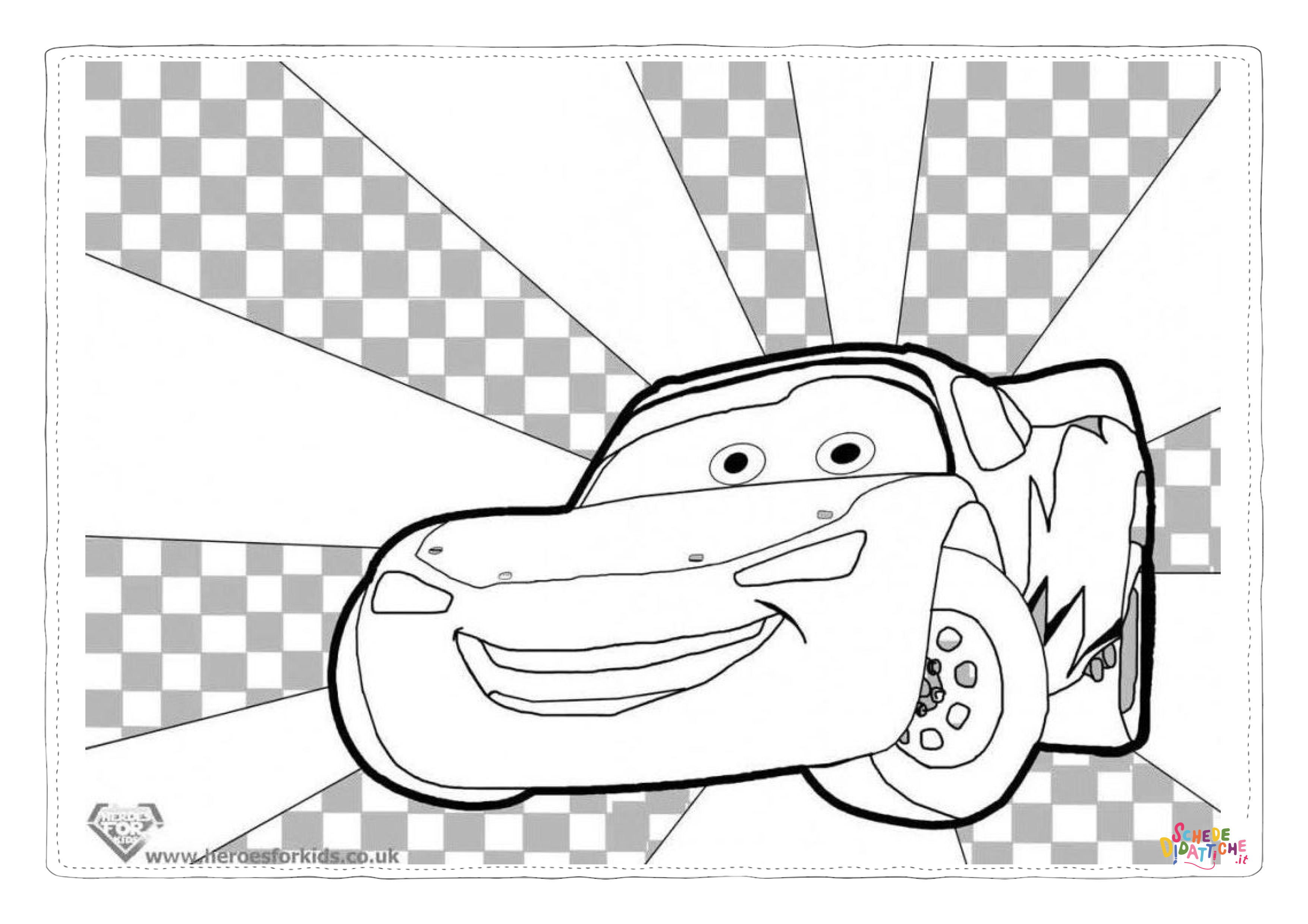 Disegno "Disegno di Cars da stampare e colorare 261" Disegno di Cars da stampare e colorare 261