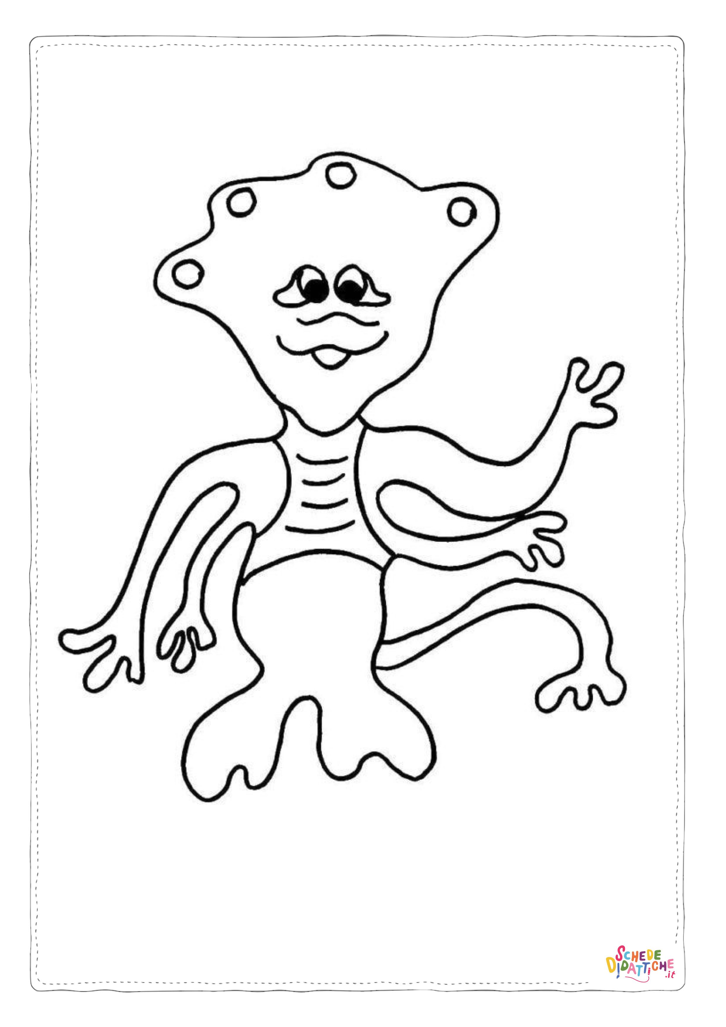 Disegno "Disegno di alieno da stampare e colorare 36" Disegno di alieno da stampare e colorare 36