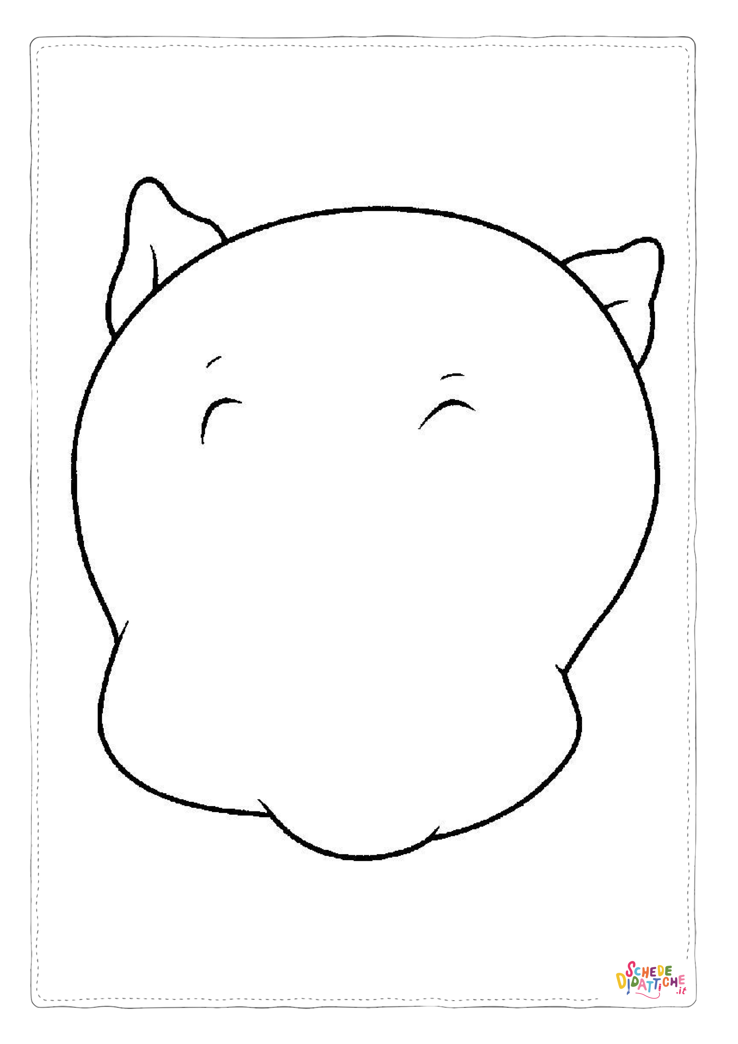 Disegno "Disegno di viso da completare da stampare e colorare 6" Disegno di viso da completare da stampare e colorare 6