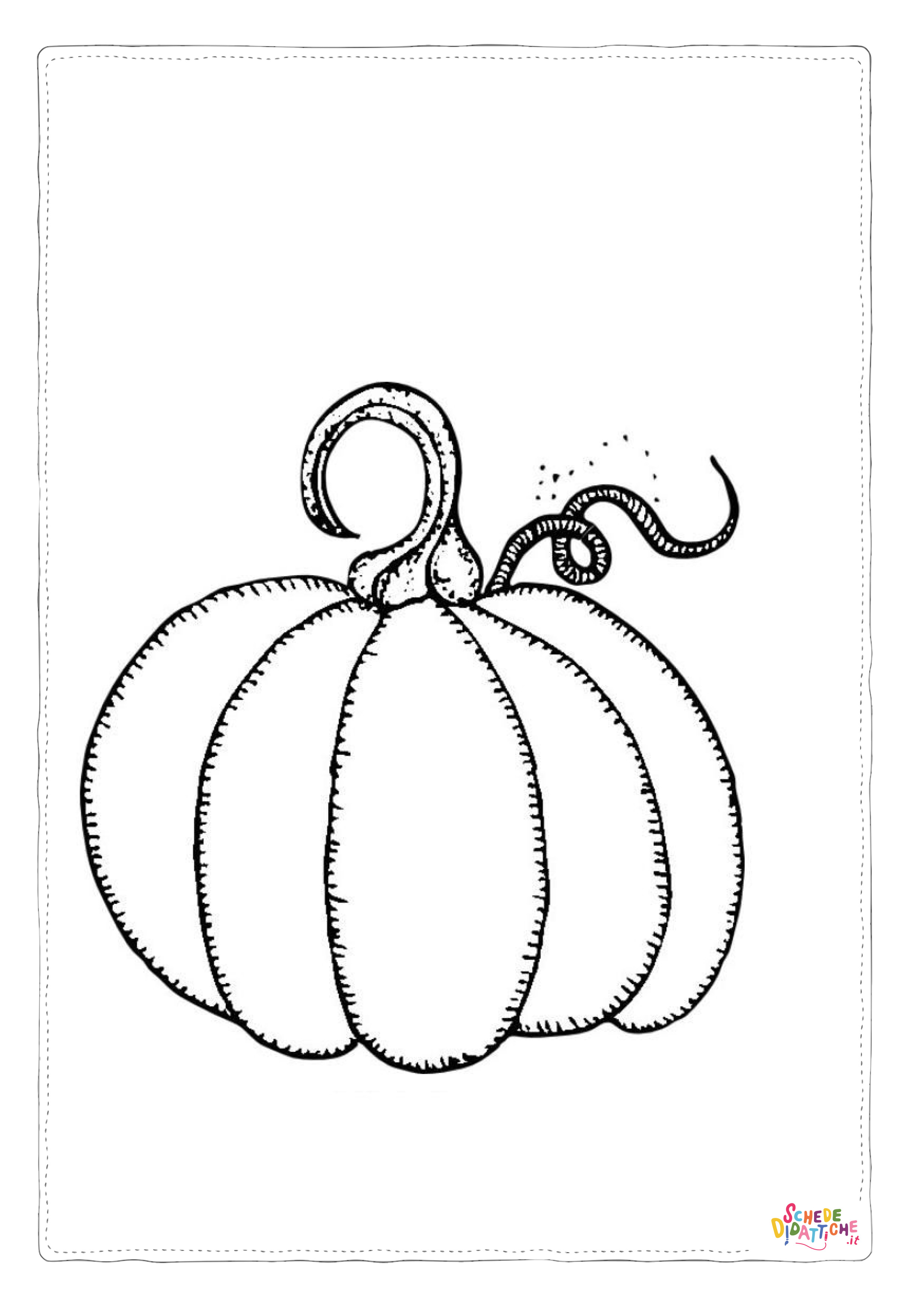 Disegno "Disegno di zucca di Halloween da stampare e colorare 160" Disegno di zucca di Halloween da stampare e colorare 160