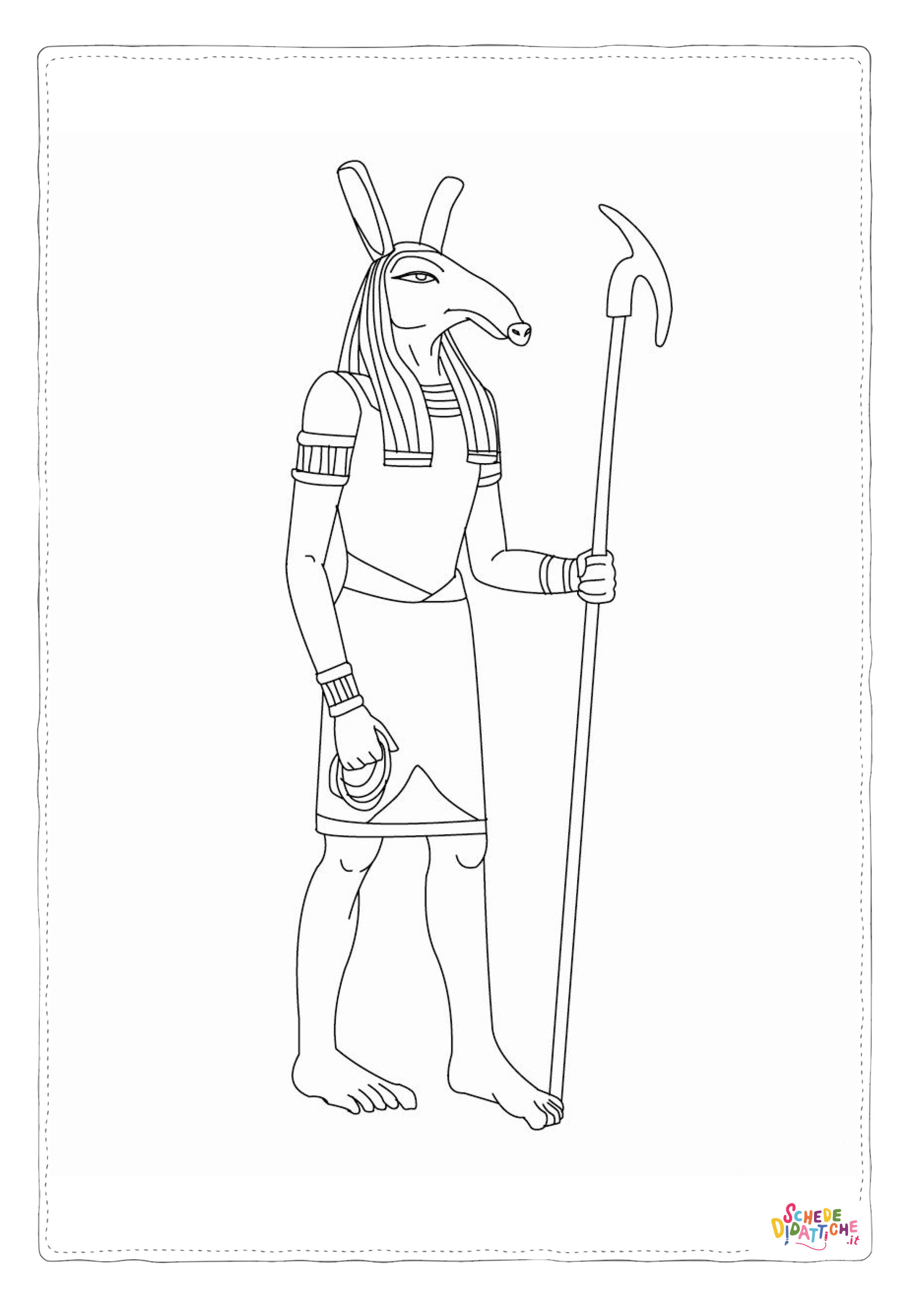 Disegno "Disegno di Impero Egizio da stampare e colorare 47" Disegno di Impero Egizio da stampare e colorare 47