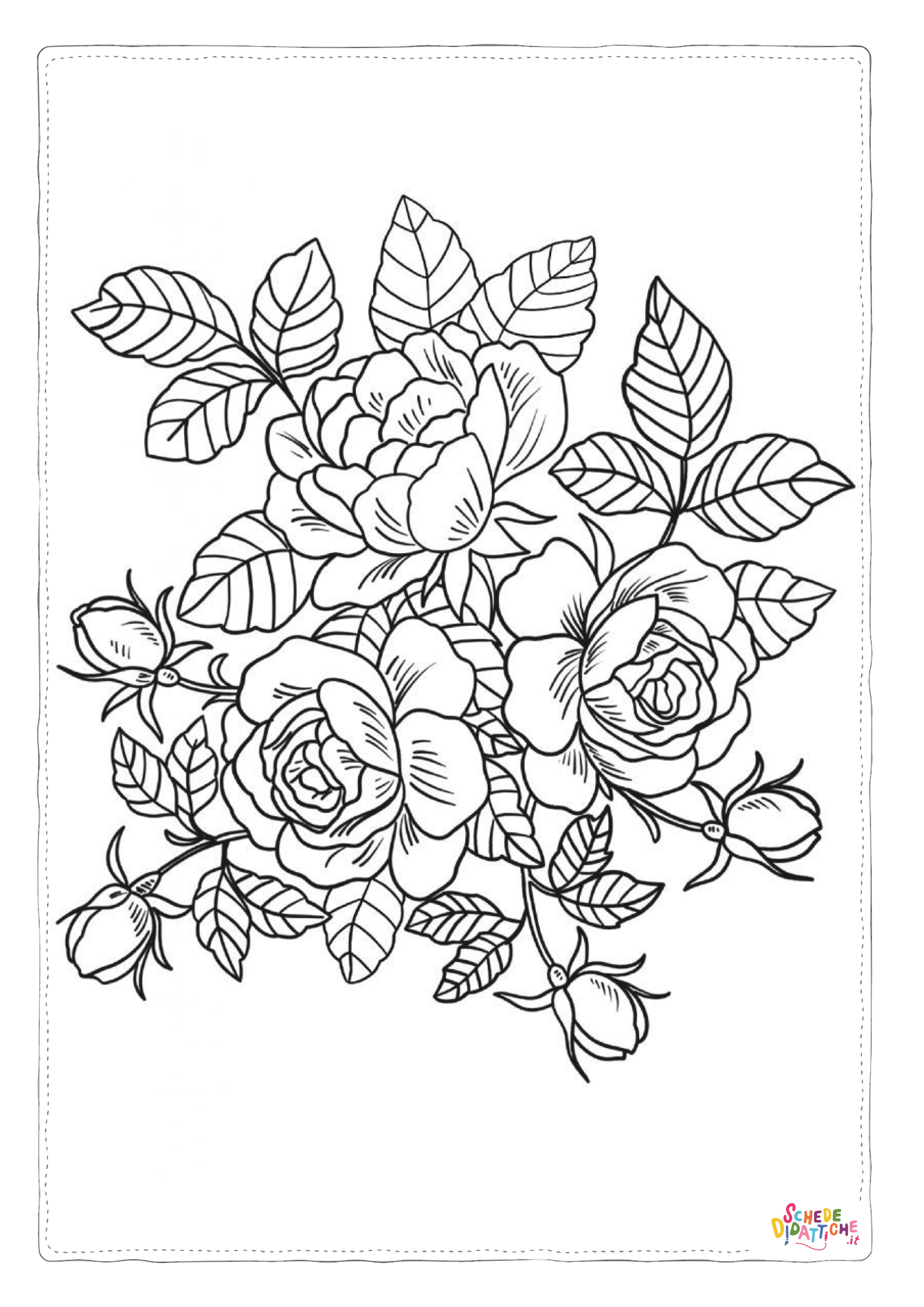 Disegno "Disegno di mandala da stampare e colorare 1585" Disegno di mandala da stampare e colorare 1585