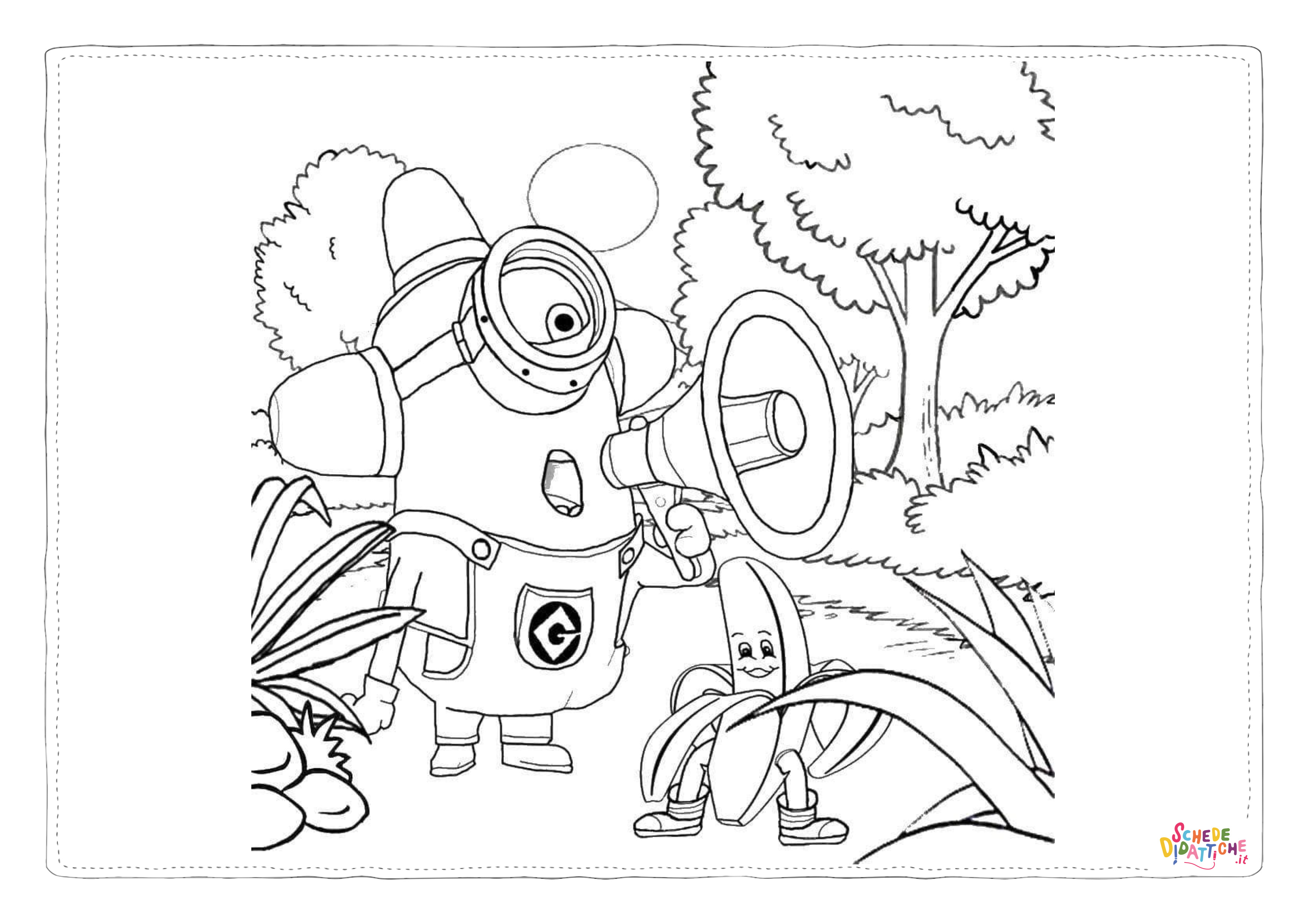 Disegno "Disegno di Cattivissimo me - Minions da stampare e colorare 99" Disegno di Cattivissimo me - Minions da stampare e colorare 99