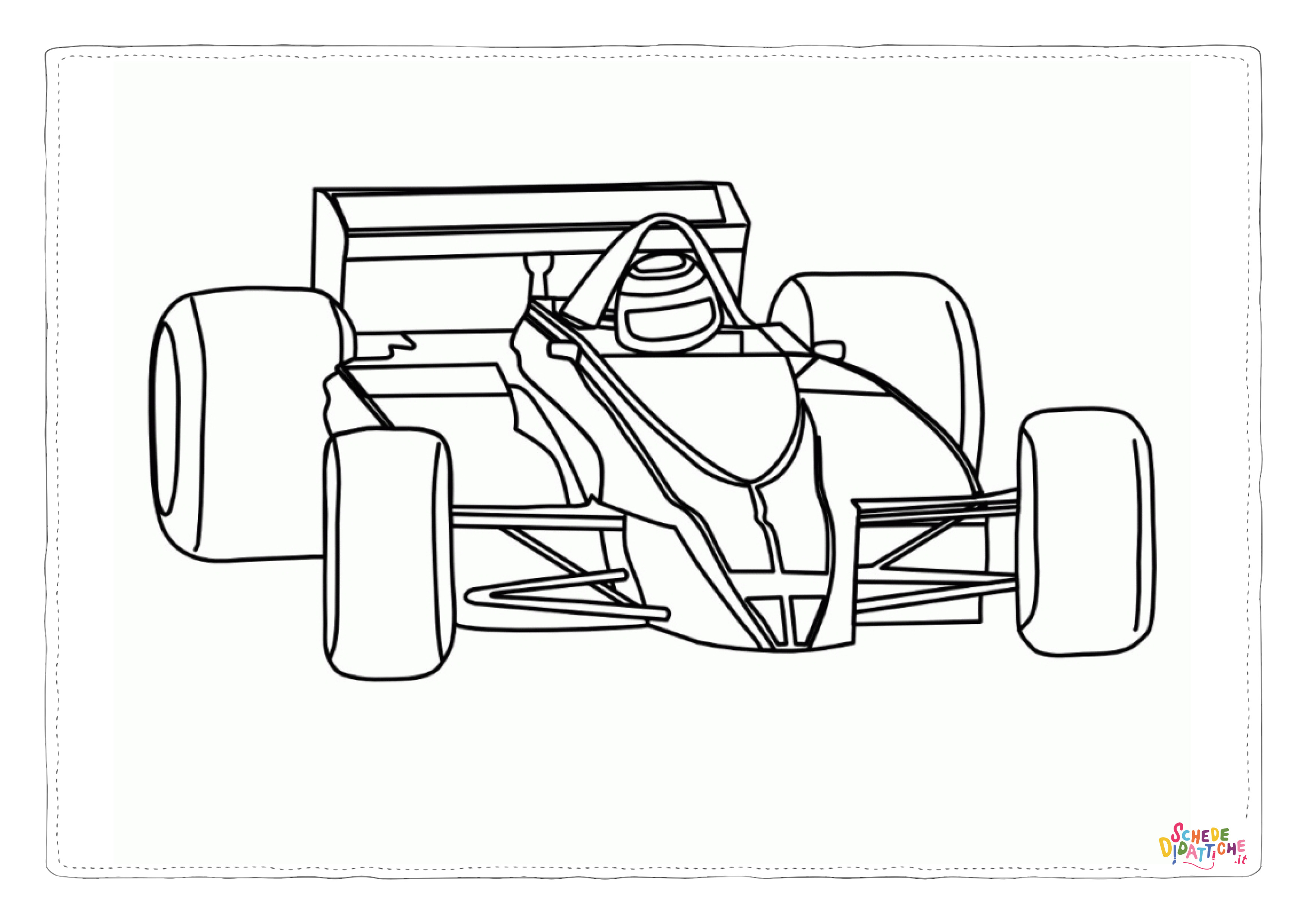 Disegno "Disegno di automobile da stampare e colorare 146" Disegno di automobile da stampare e colorare 146