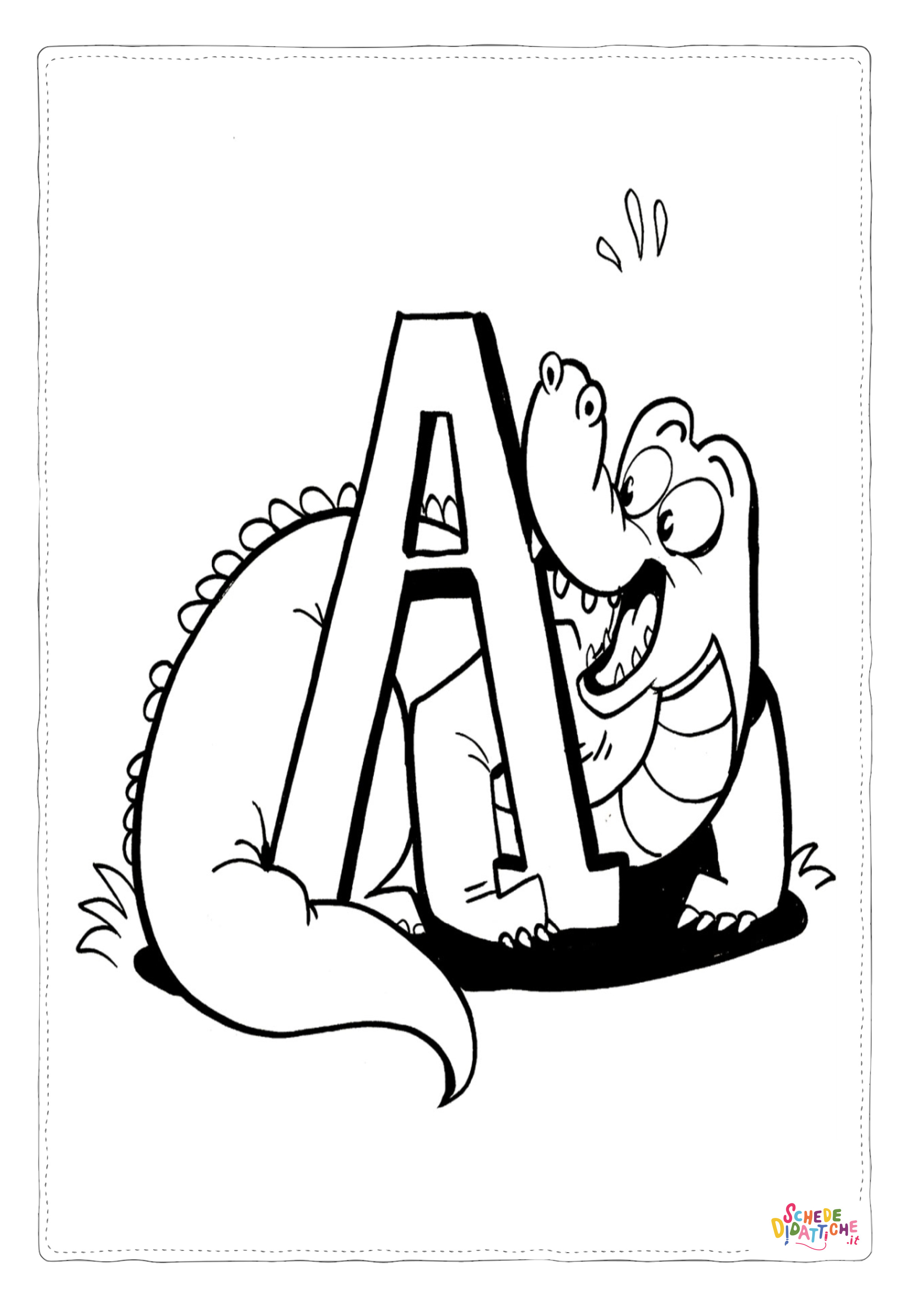 Disegno "Disegno di lettera dell'alfabeto da stampare e colorare 199" Disegno di lettera dell'alfabeto da stampare e colorare 199