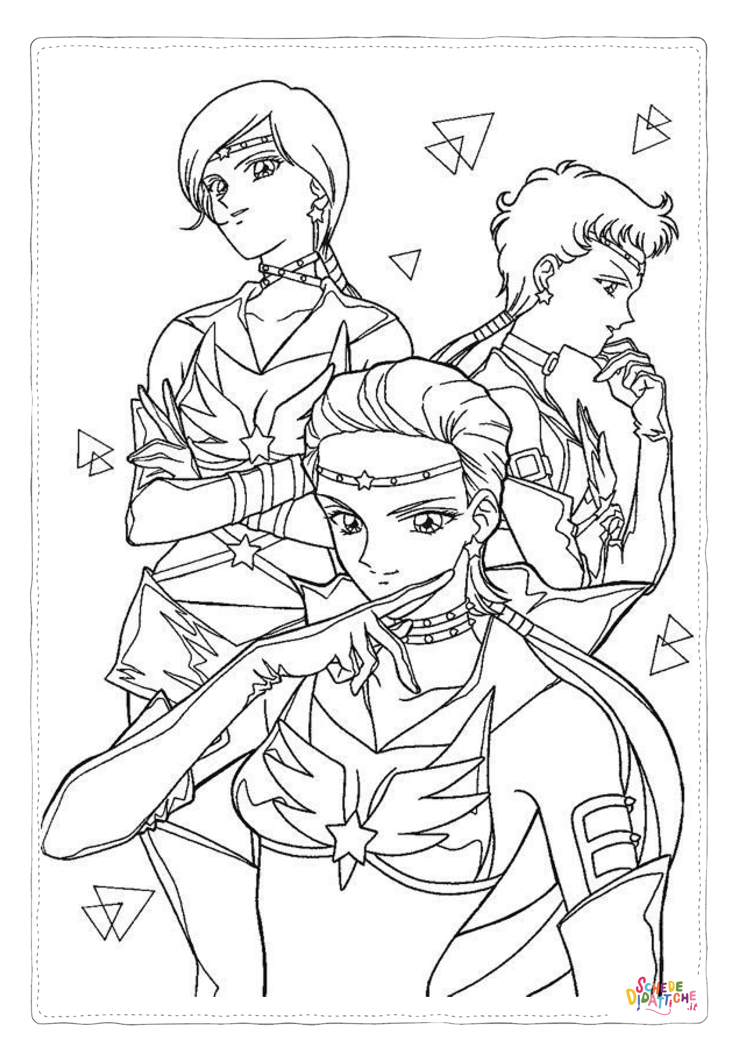 Disegno di Sailor Moon da stampare e colorare 67