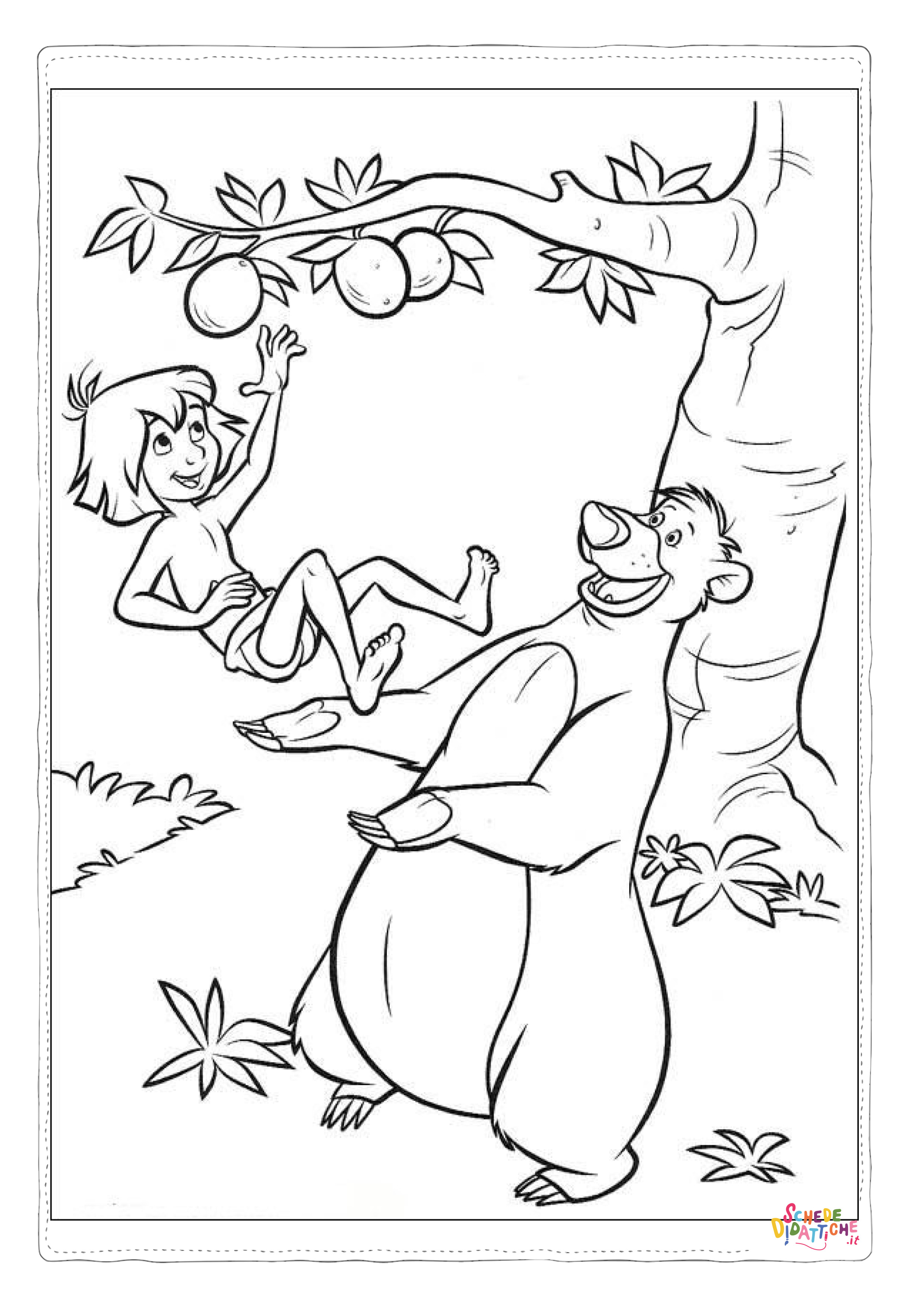 Disegno "Disegno di Il libro della giungla da stampare e colorare 62" Disegno di Il libro della giungla da stampare e colorare 62
