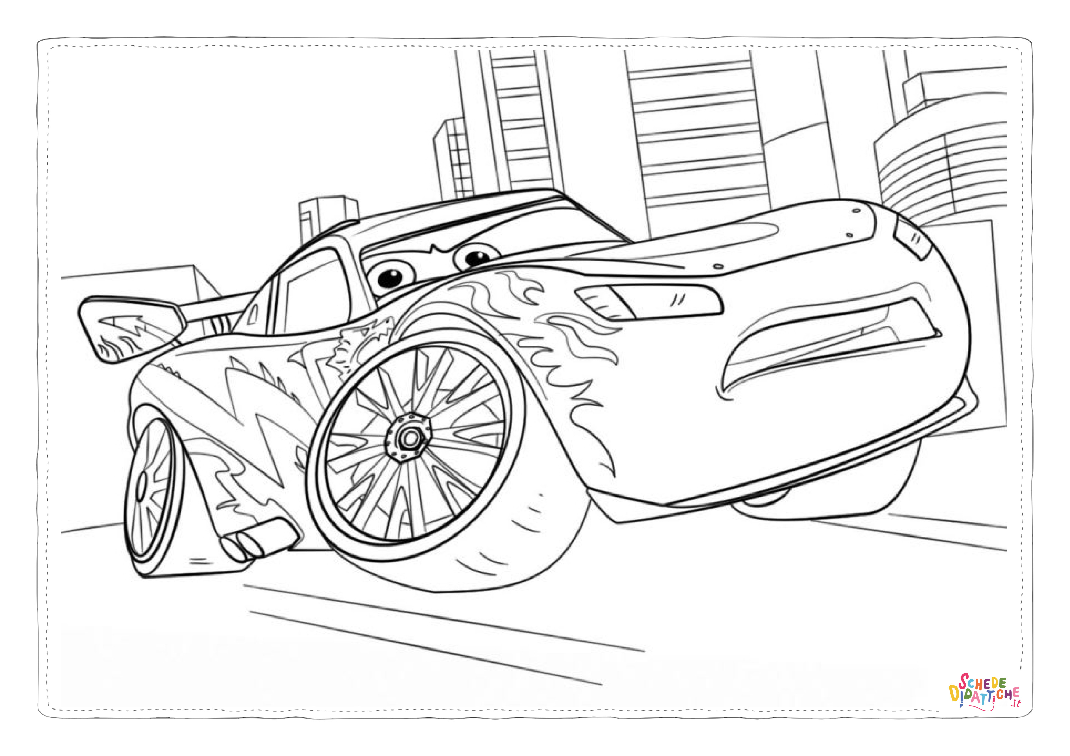 Disegno "Disegno di Cars da stampare e colorare 219" Disegno di Cars da stampare e colorare 219