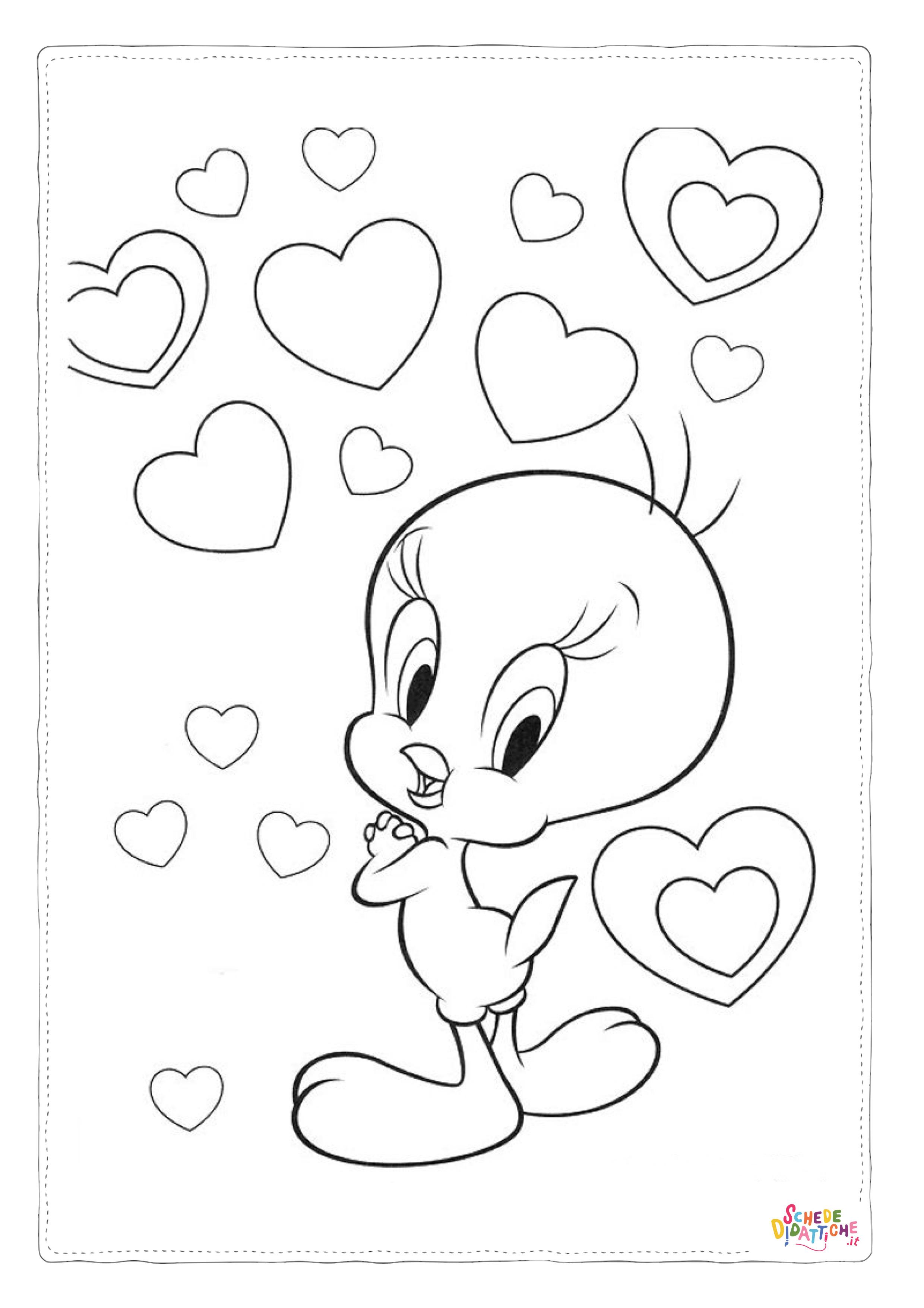 Disegno "Disegno di Titty da stampare e colorare 44" Disegno di Titty da stampare e colorare 44