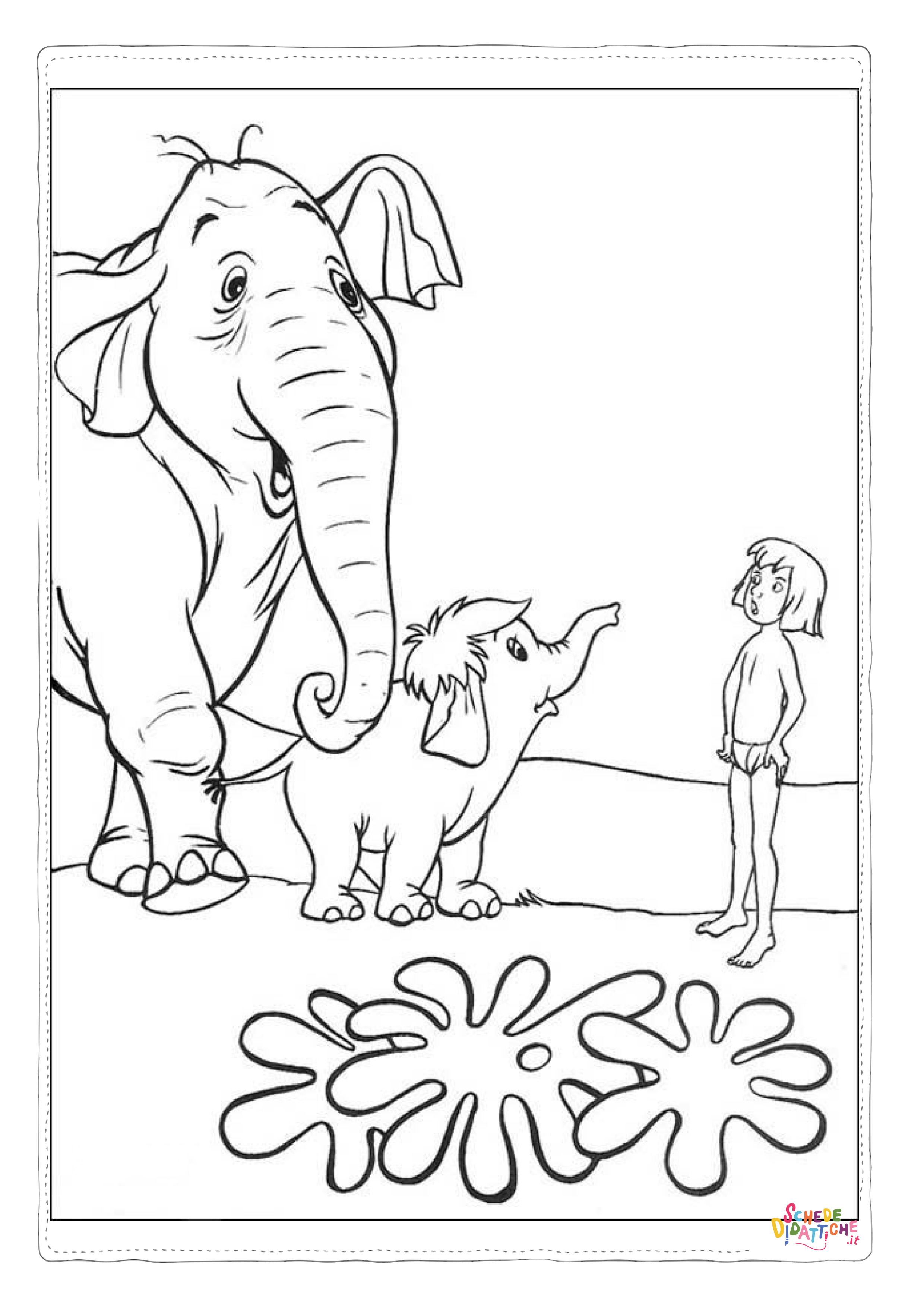 Disegno "Disegno di Il libro della giungla da stampare e colorare 87" Disegno di Il libro della giungla da stampare e colorare 87