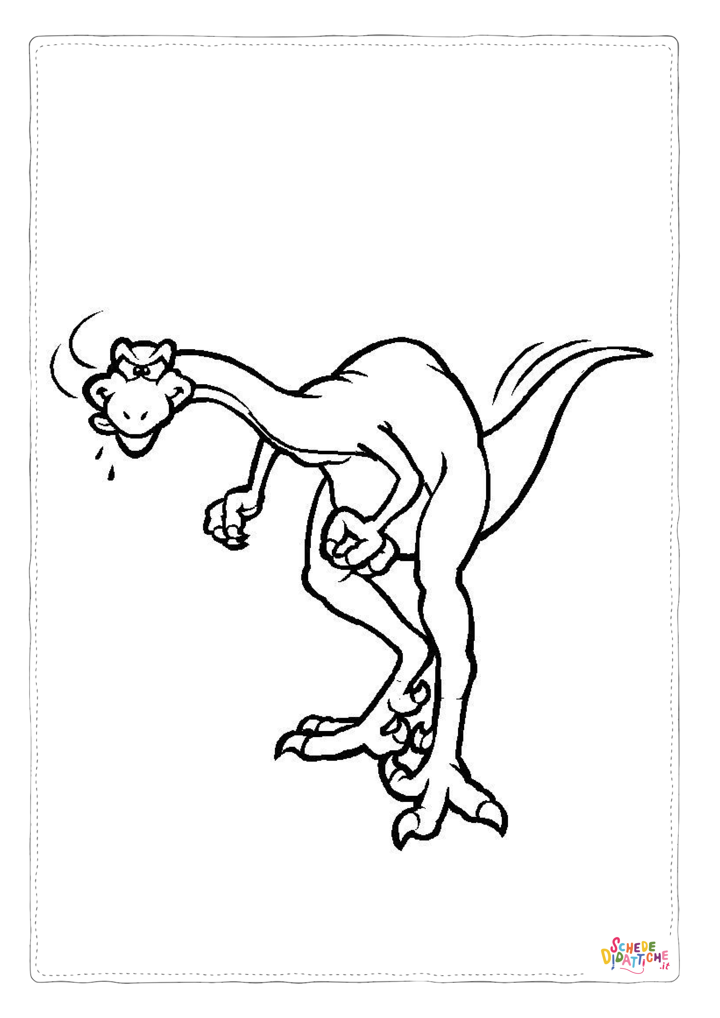 Disegno "Disegno di Tirannosauro da stampare e colorare 45" Disegno di Tirannosauro da stampare e colorare 45