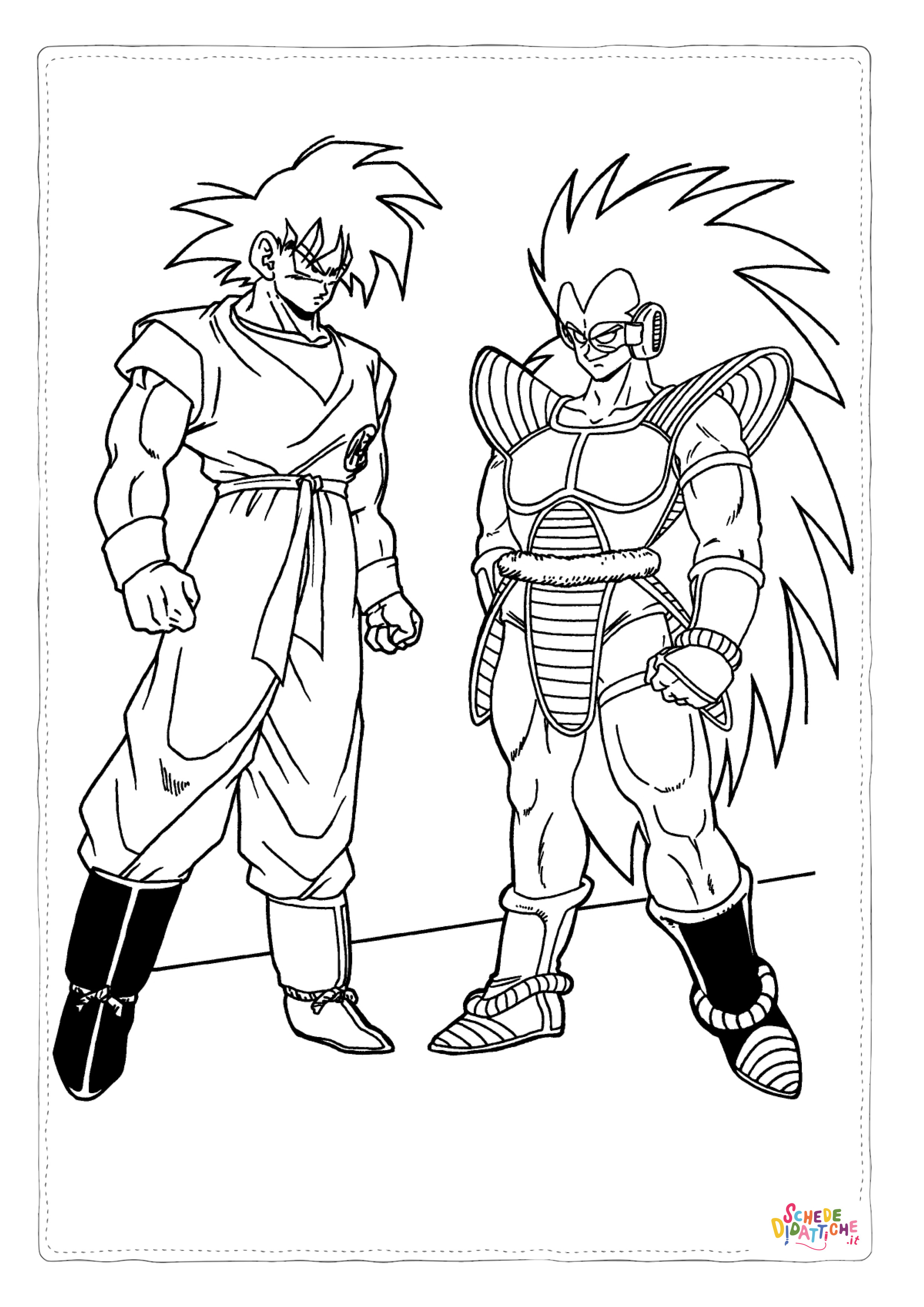 Disegno "Disegno di Dragon Ball da stampare e colorare 18" Disegno di Dragon Ball da stampare e colorare 18