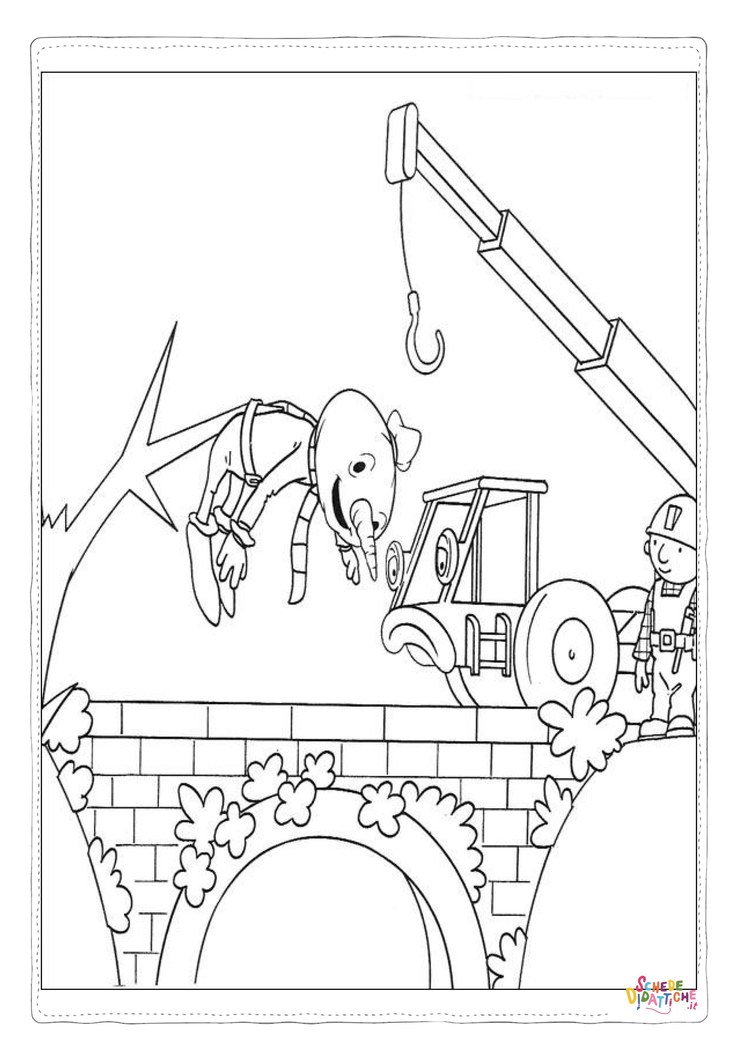 Disegno di Bob aggiustatutto da stampare e colorare 26
