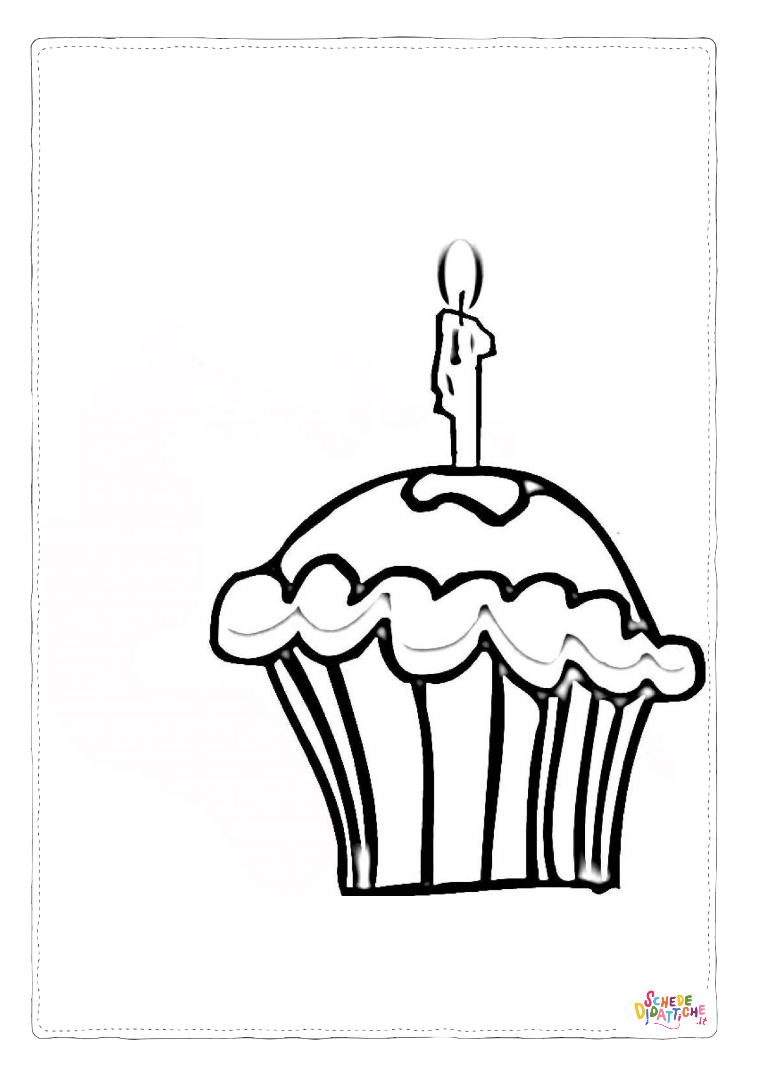 Disegno "Disegno di compleanno da stampare e colorare 110" Disegno di compleanno da stampare e colorare 110