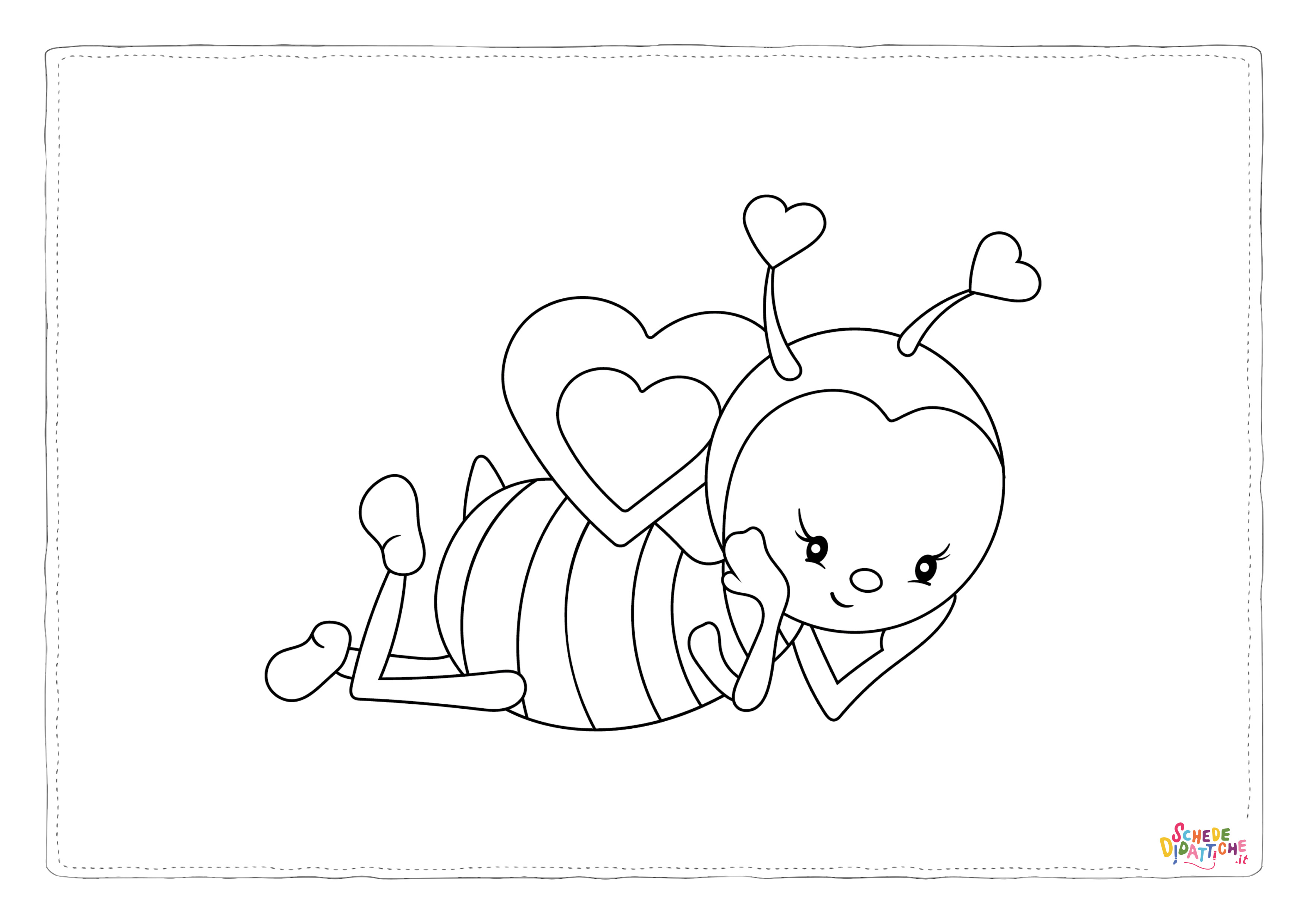Disegno "VALENTINE-BEES-01" VALENTINE-BEES-01