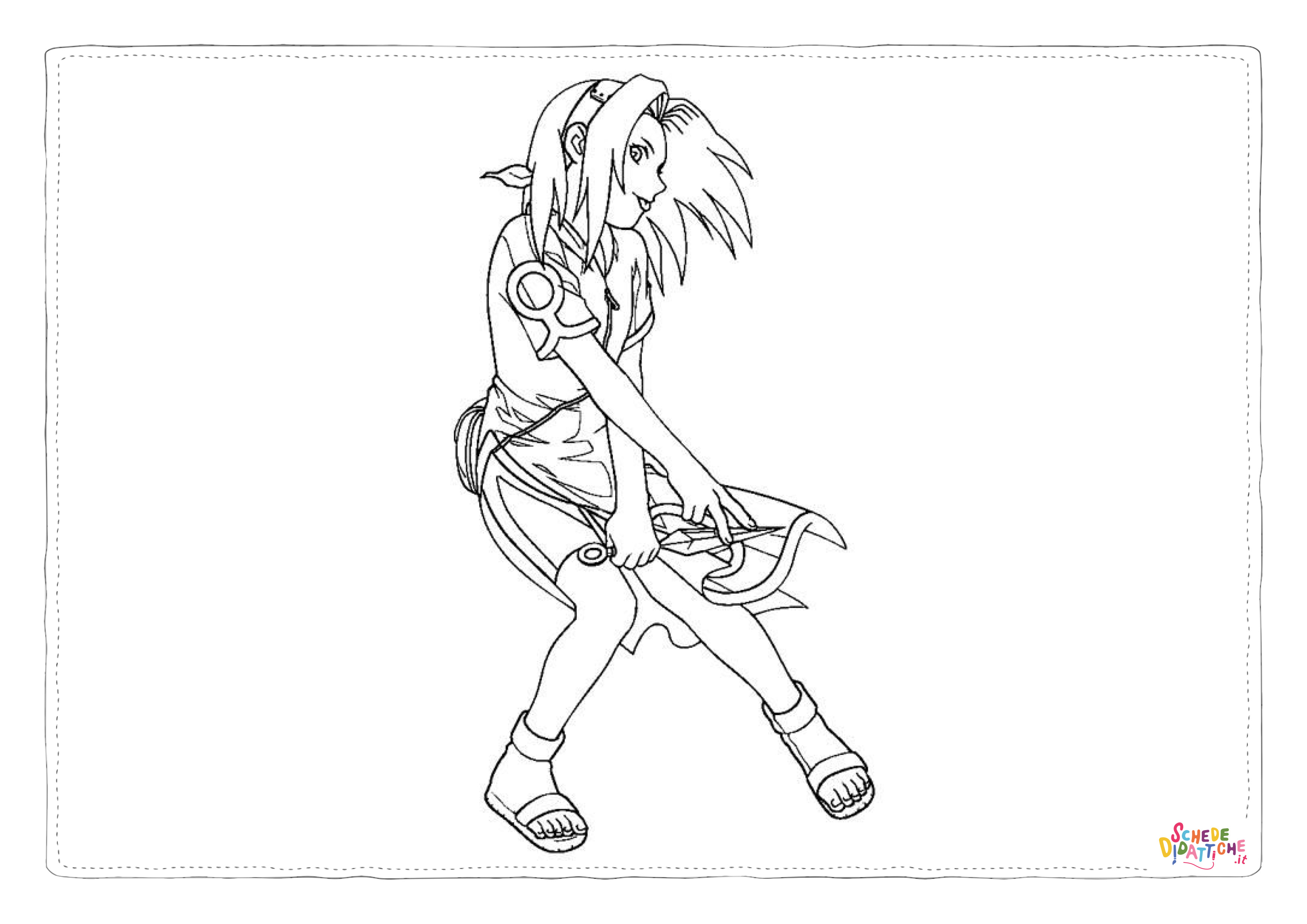 Disegno di Naruto da stampare e colorare 44