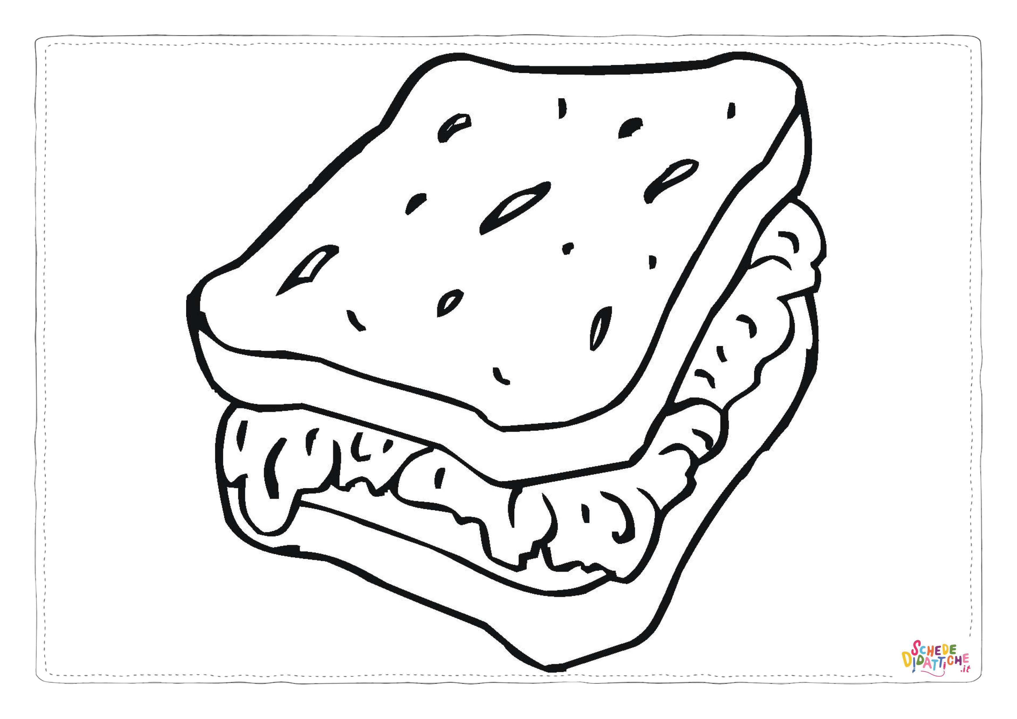 Disegno "Disegno di fast food da stampare e colorare 25" Disegno di fast food da stampare e colorare 25