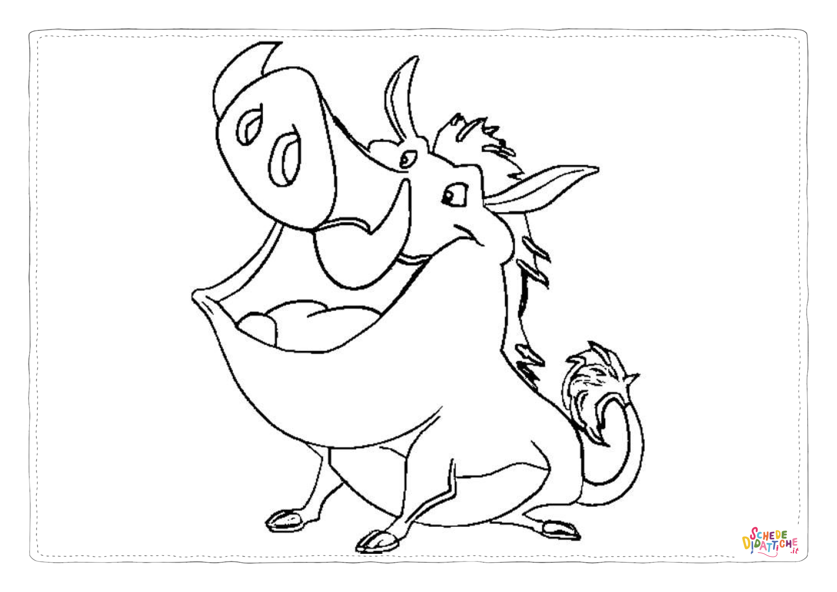 Disegno "Disegno di Re Leone da stampare e colorare 209" Disegno di Re Leone da stampare e colorare 209