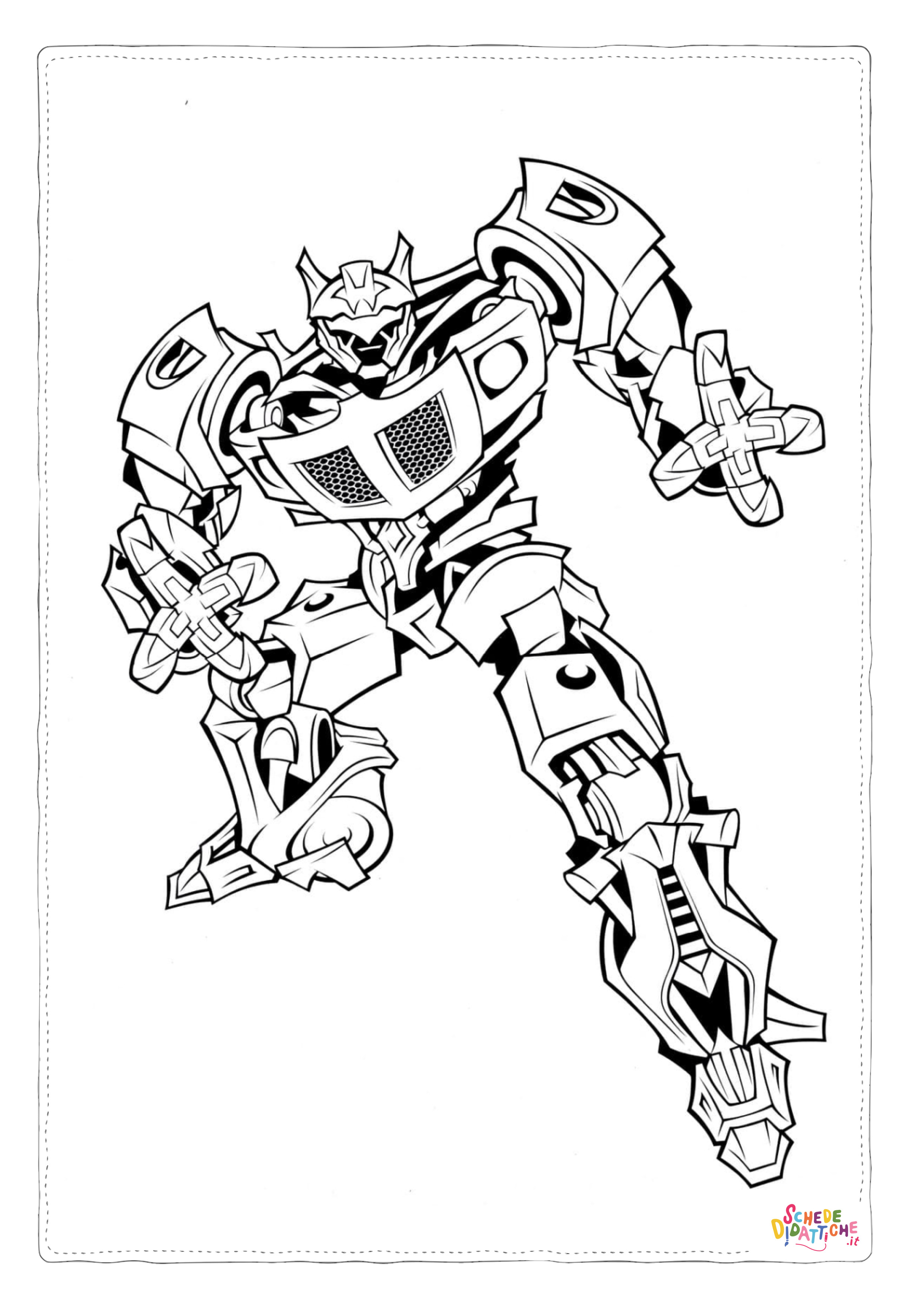 Disegno "Disegno di Transformers da stampare e colorare 51" Disegno di Transformers da stampare e colorare 51