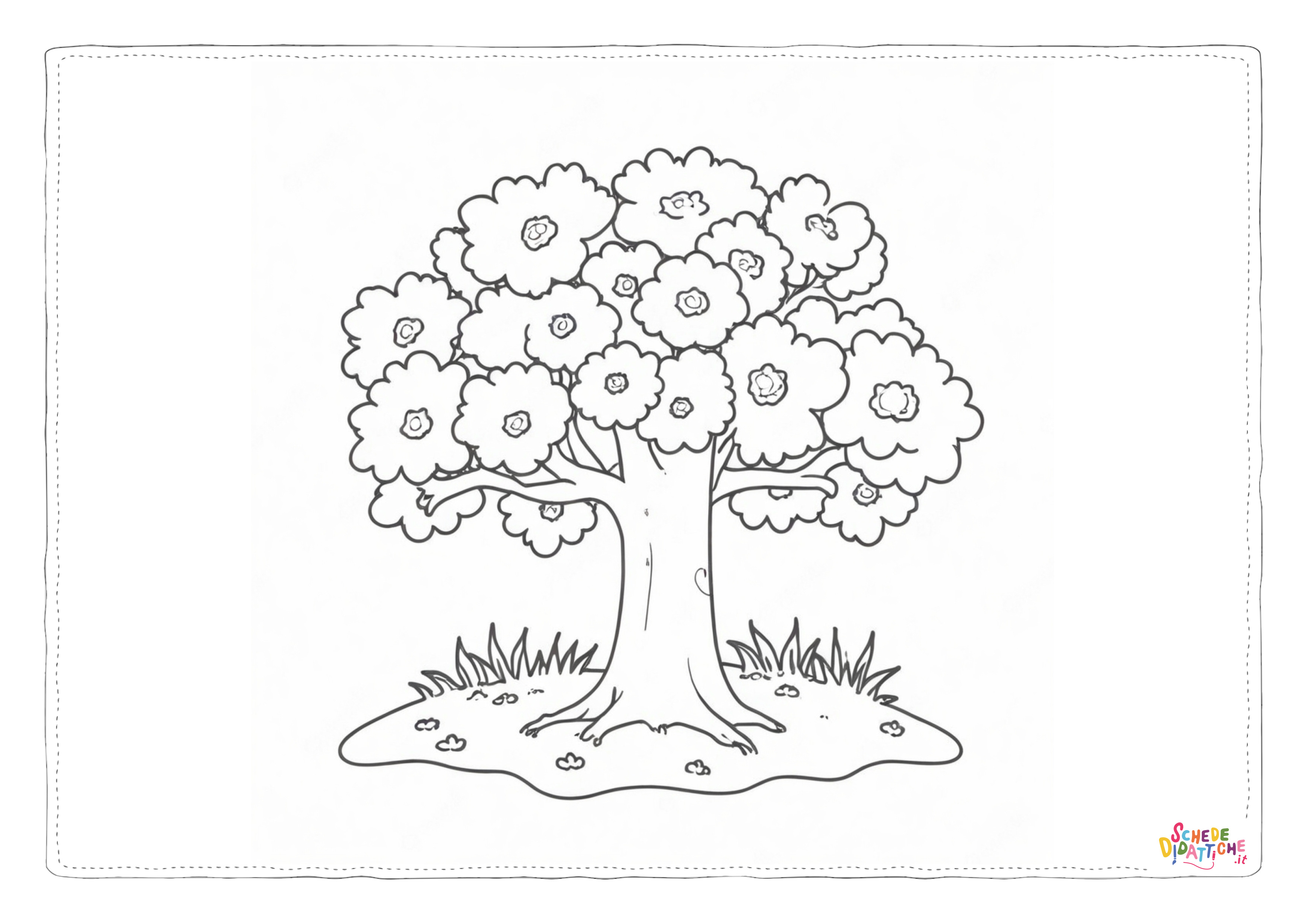 Disegno "Alberi in fiore 4" Alberi in fiore 4