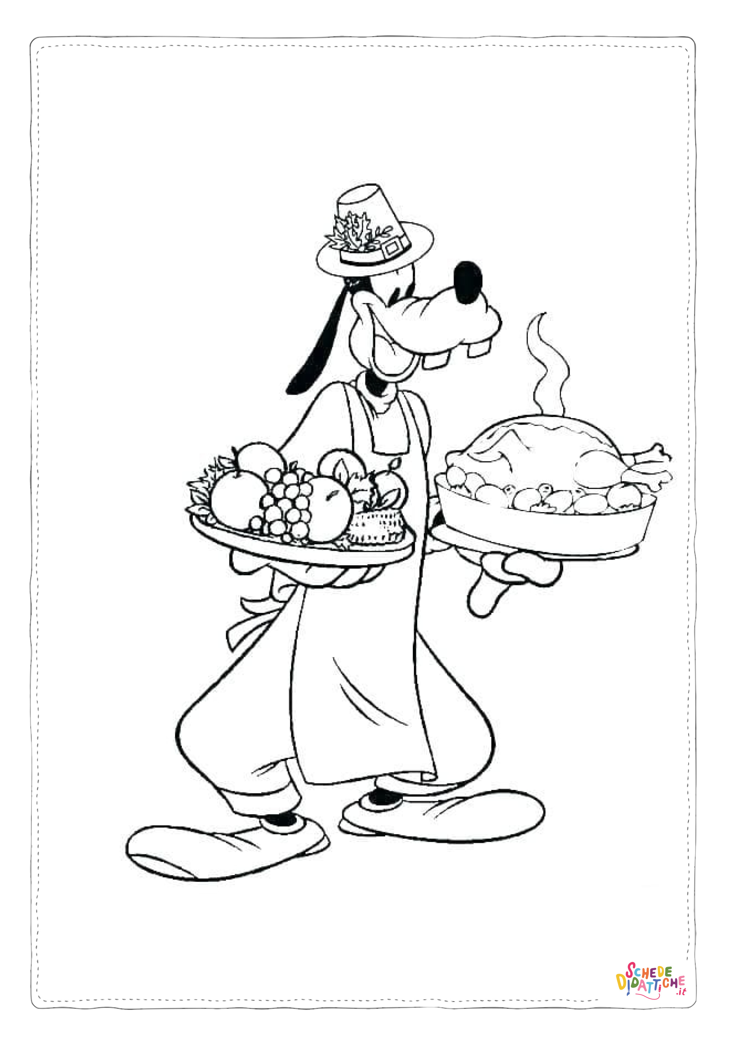 Disegno "Disegno di Pippo da stampare e colorare 65" Disegno di Pippo da stampare e colorare 65