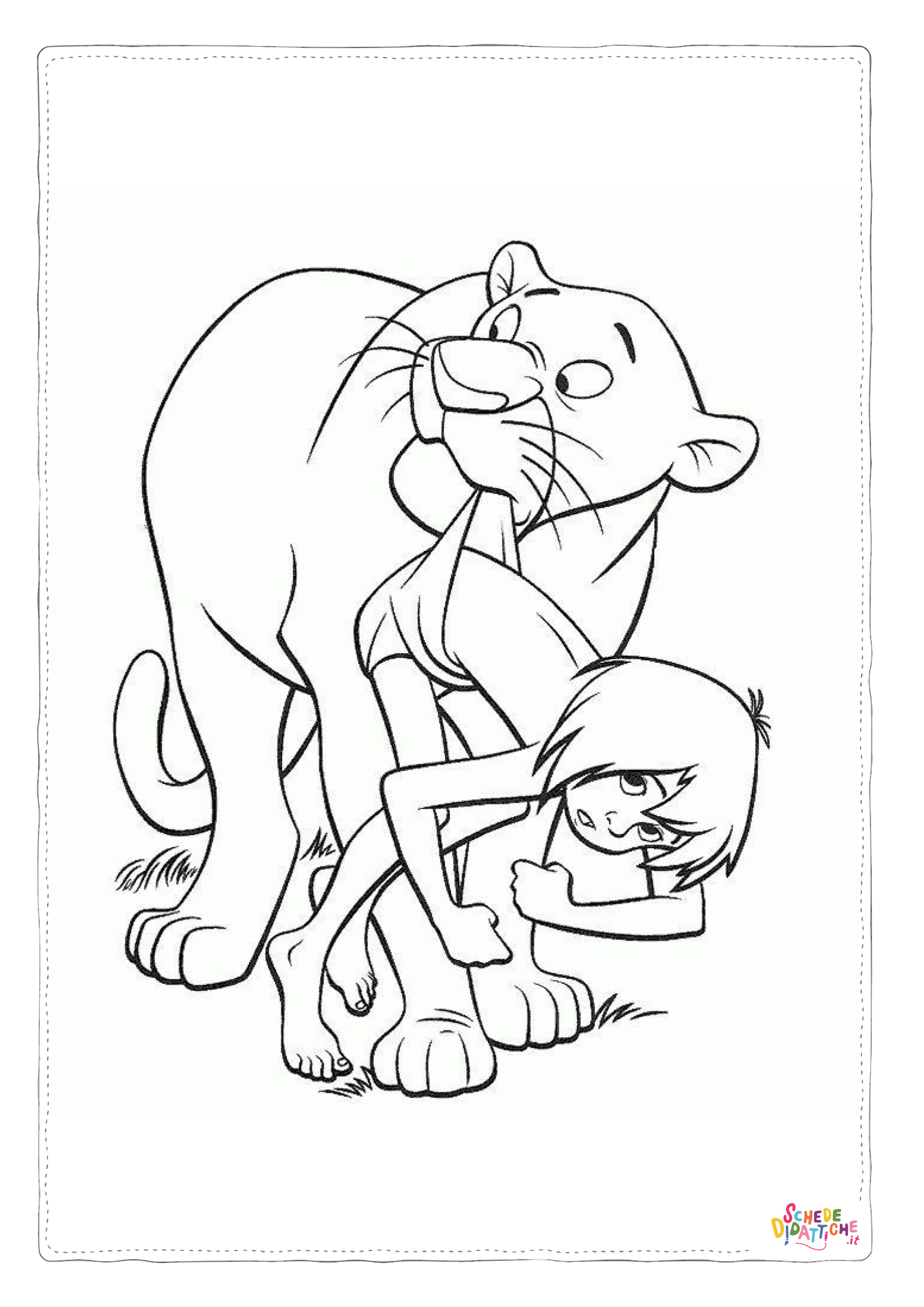 Disegno "Disegno di Il libro della giungla da stampare e colorare 96" Disegno di Il libro della giungla da stampare e colorare 96