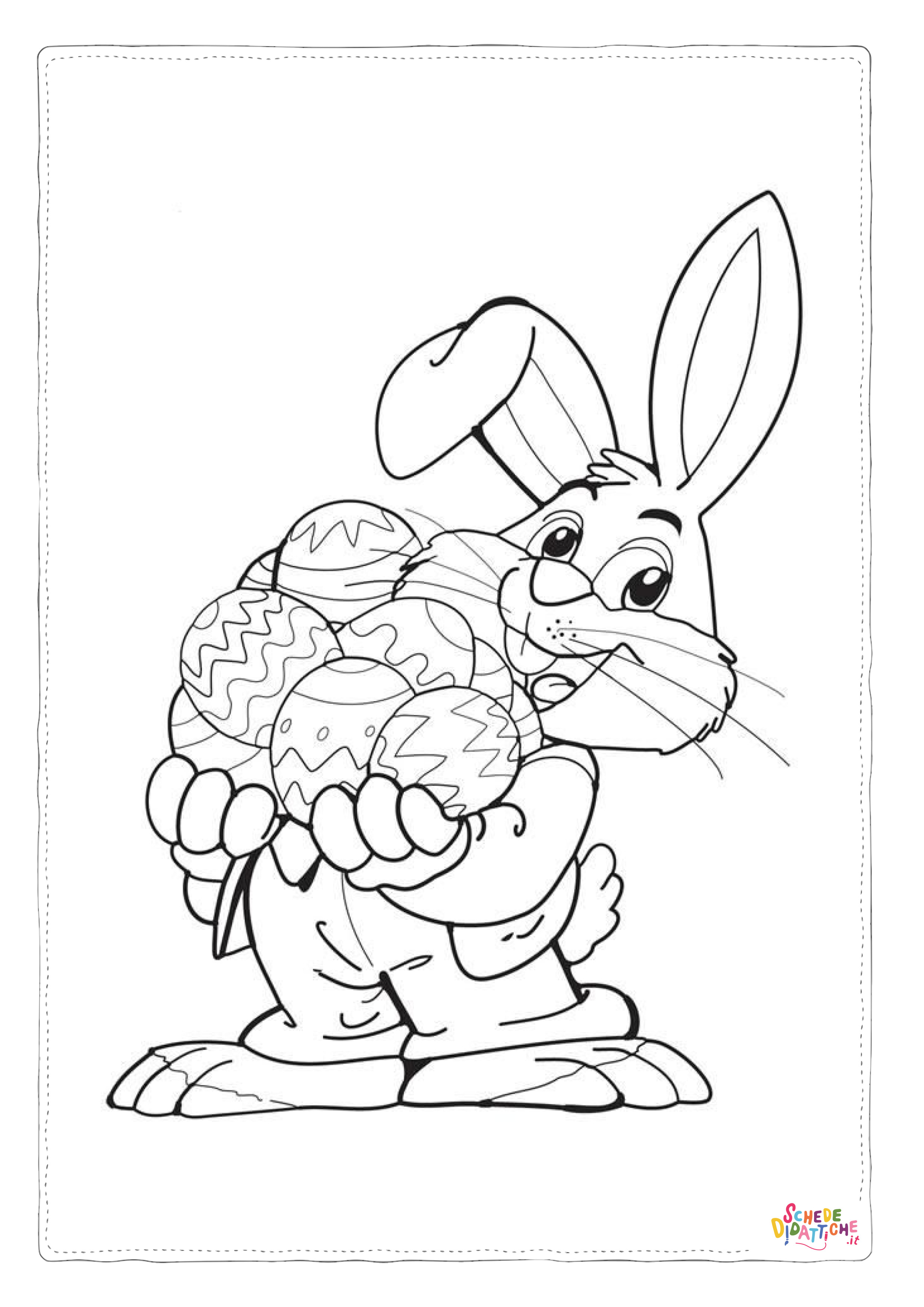 Disegno "Disegno di uovo di Pasqua da stampare e colorare 2" Disegno di uovo di Pasqua da stampare e colorare 2