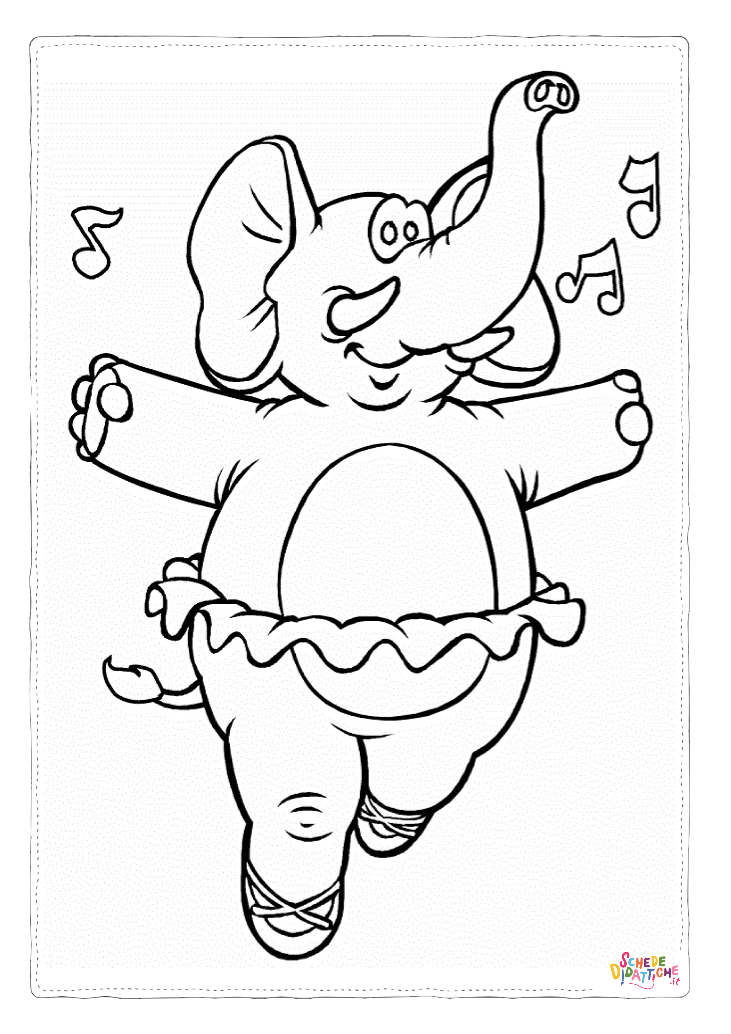 Disegno di Dumbo da stampare e colorare 32