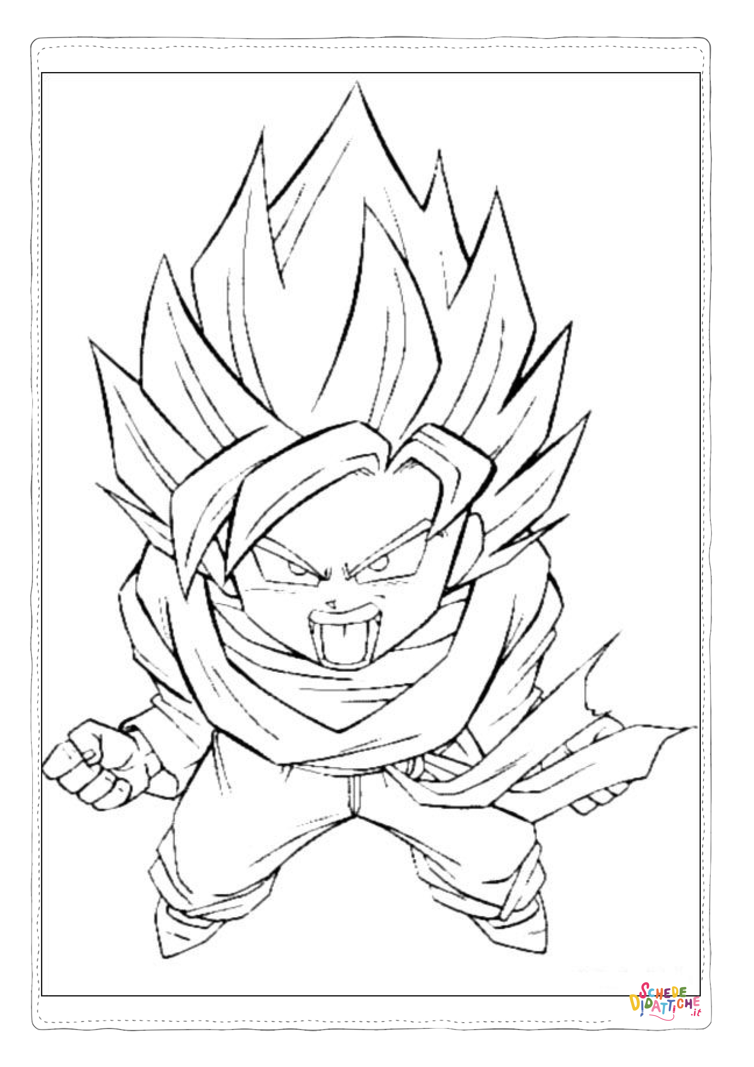 Disegno di Dragon Ball da stampare e colorare 106
