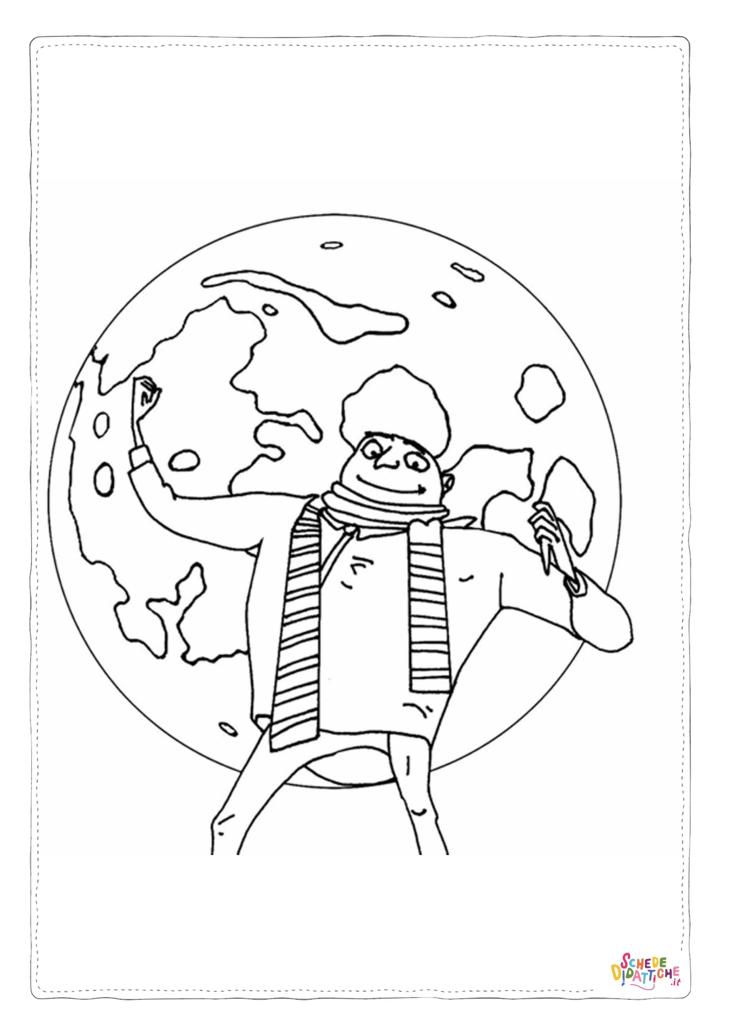Disegno di Cattivissimo me - Minions da stampare e colorare 107