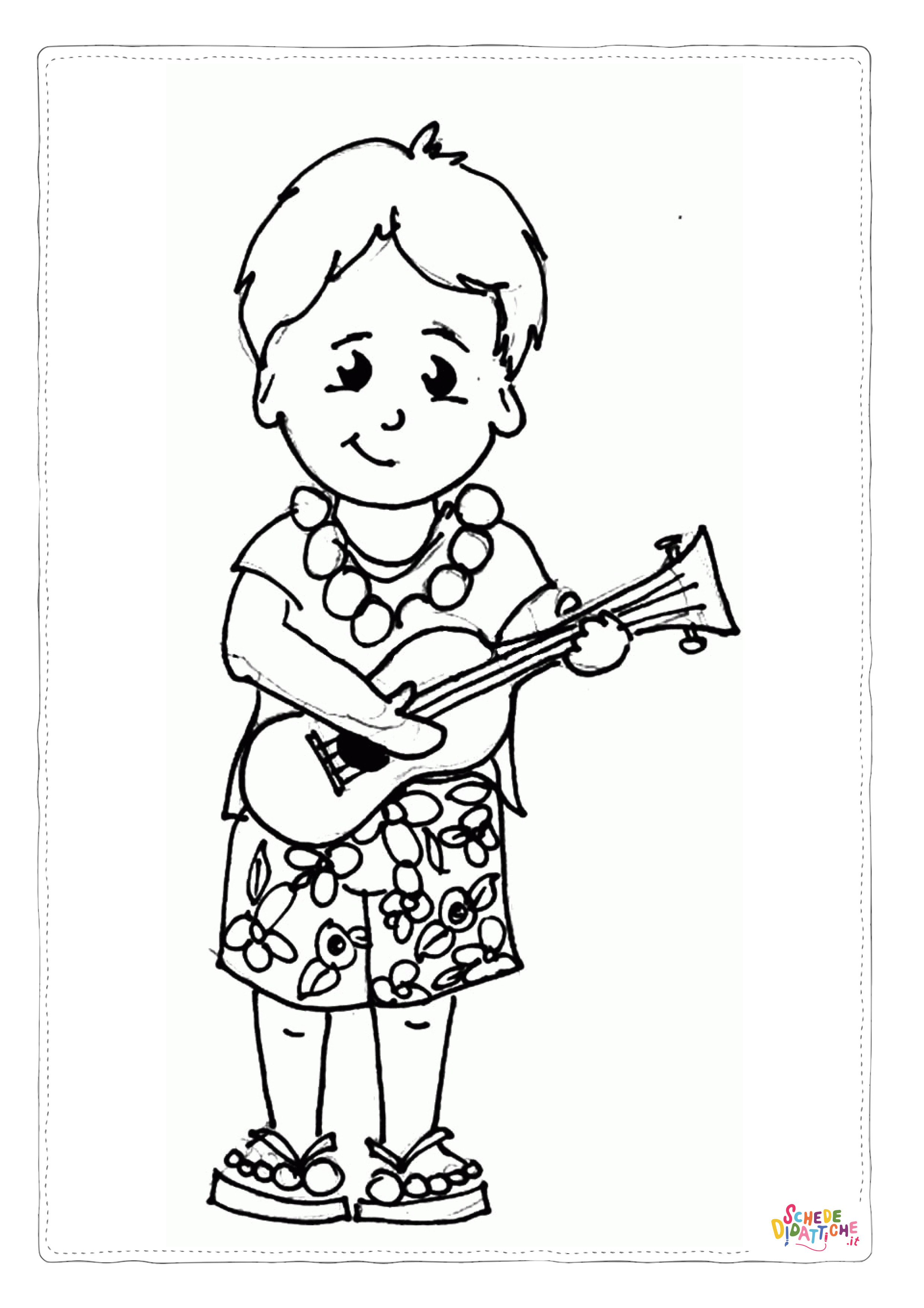 Disegno "Disegno di nota musicale da stampare e colorare 11" Disegno di nota musicale da stampare e colorare 11