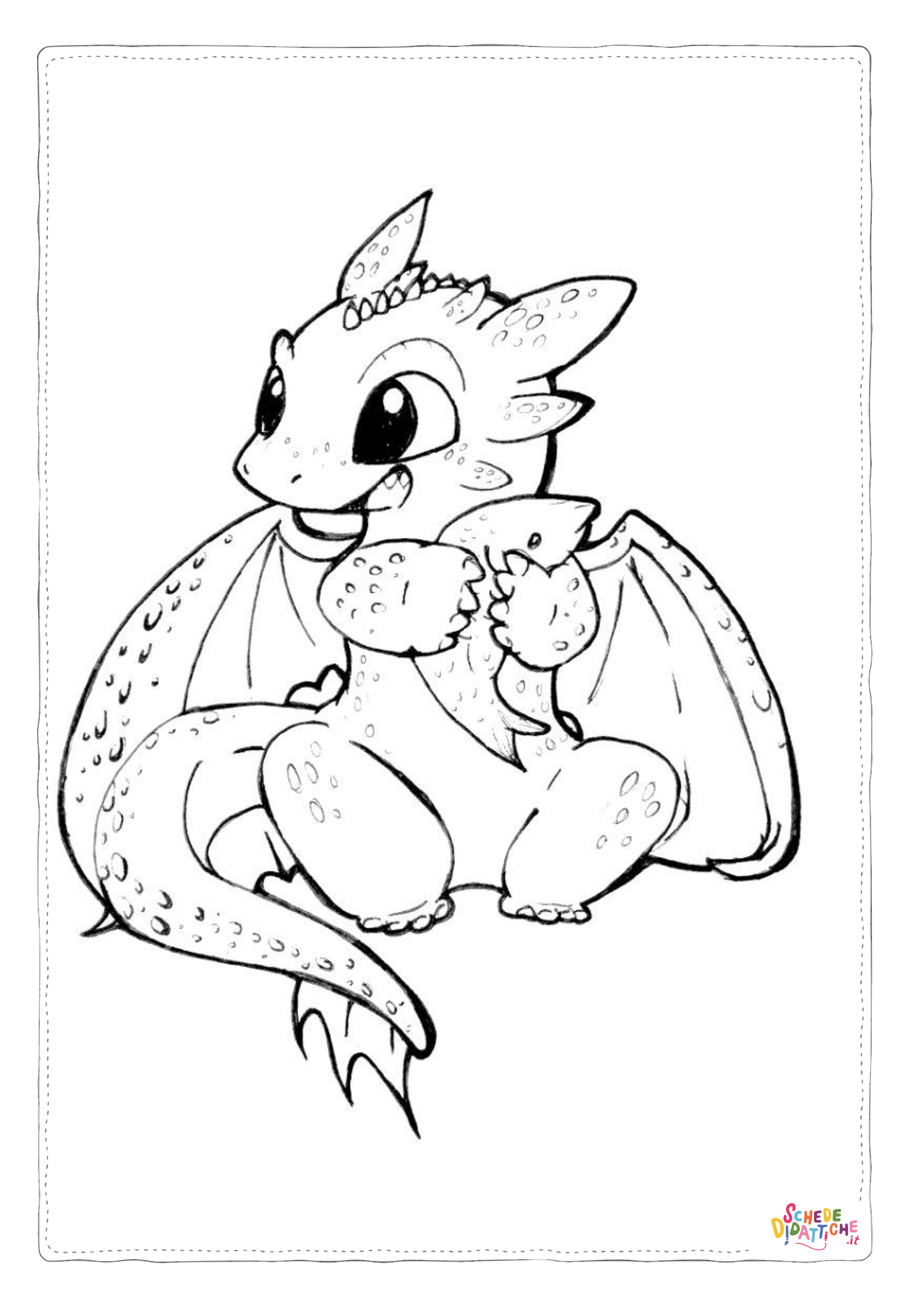 Disegno "Disegno di Dragon Trainer da stampare e colorare 7" Disegno di Dragon Trainer da stampare e colorare 7