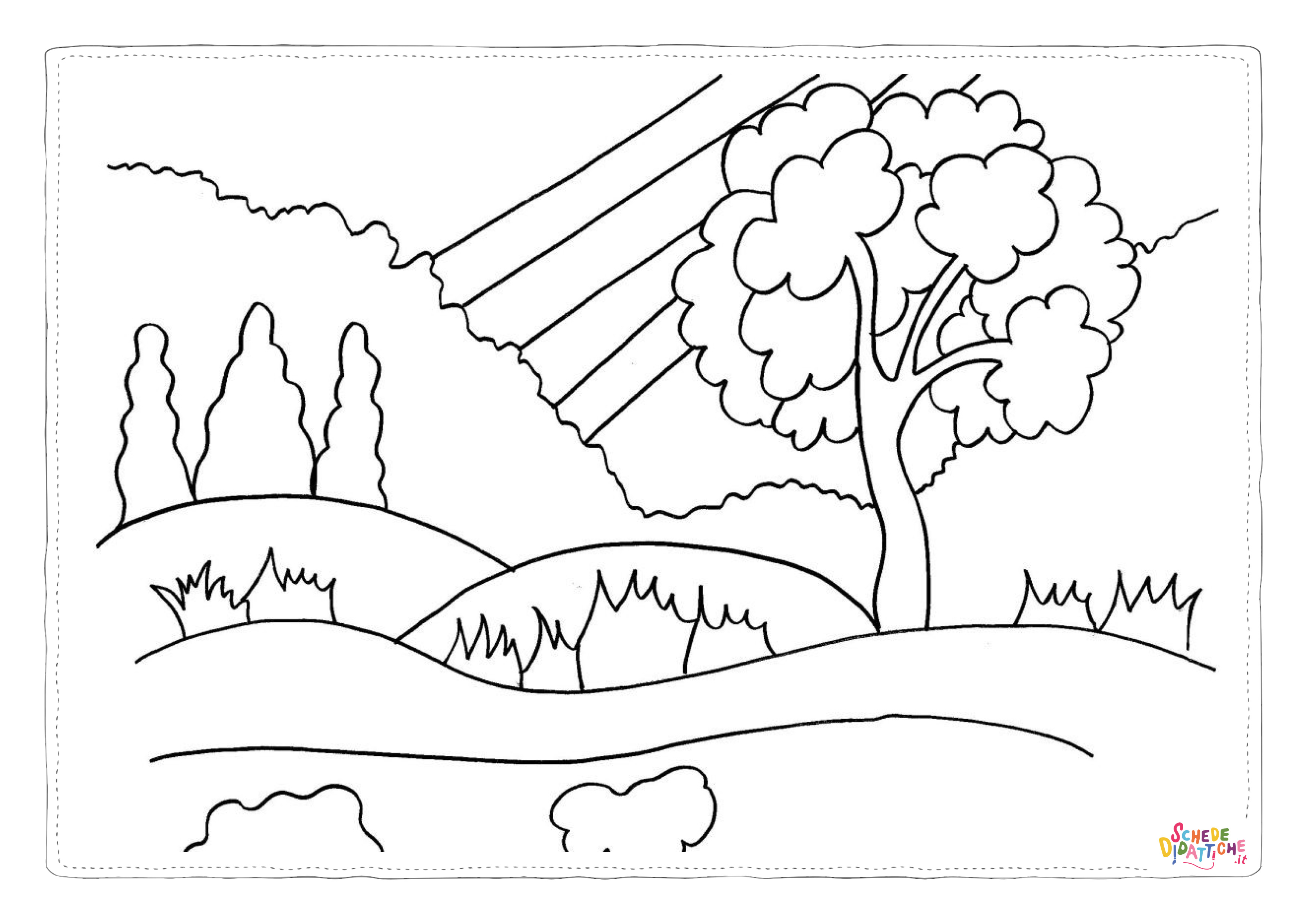 Disegno "Paesaggi primavera (18)" Paesaggi primavera (18)