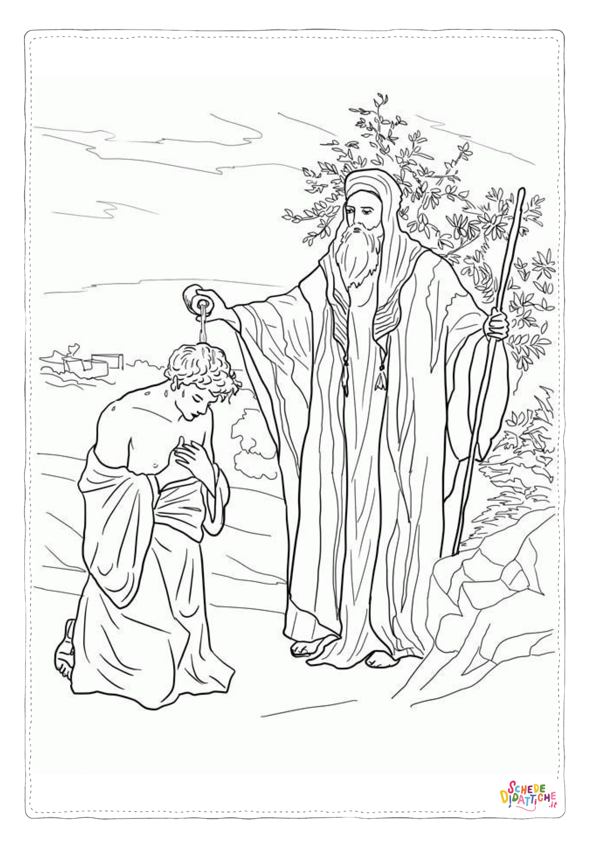 Disegno "Disegno di Cristianesimo da stampare e colorare 32" Disegno di Cristianesimo da stampare e colorare 32