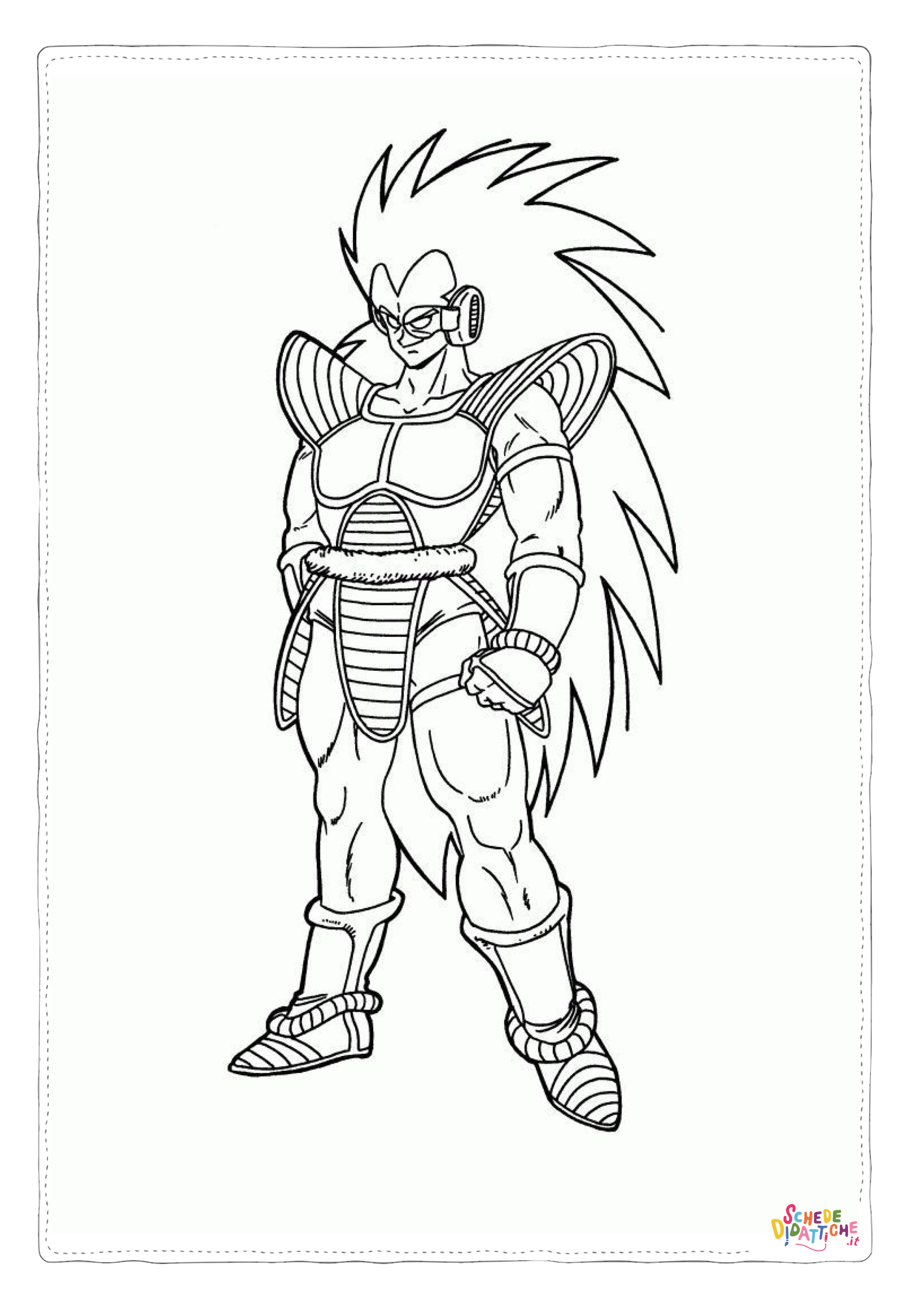 Disegno "Disegno di Dragon Ball da stampare e colorare 153" Disegno di Dragon Ball da stampare e colorare 153